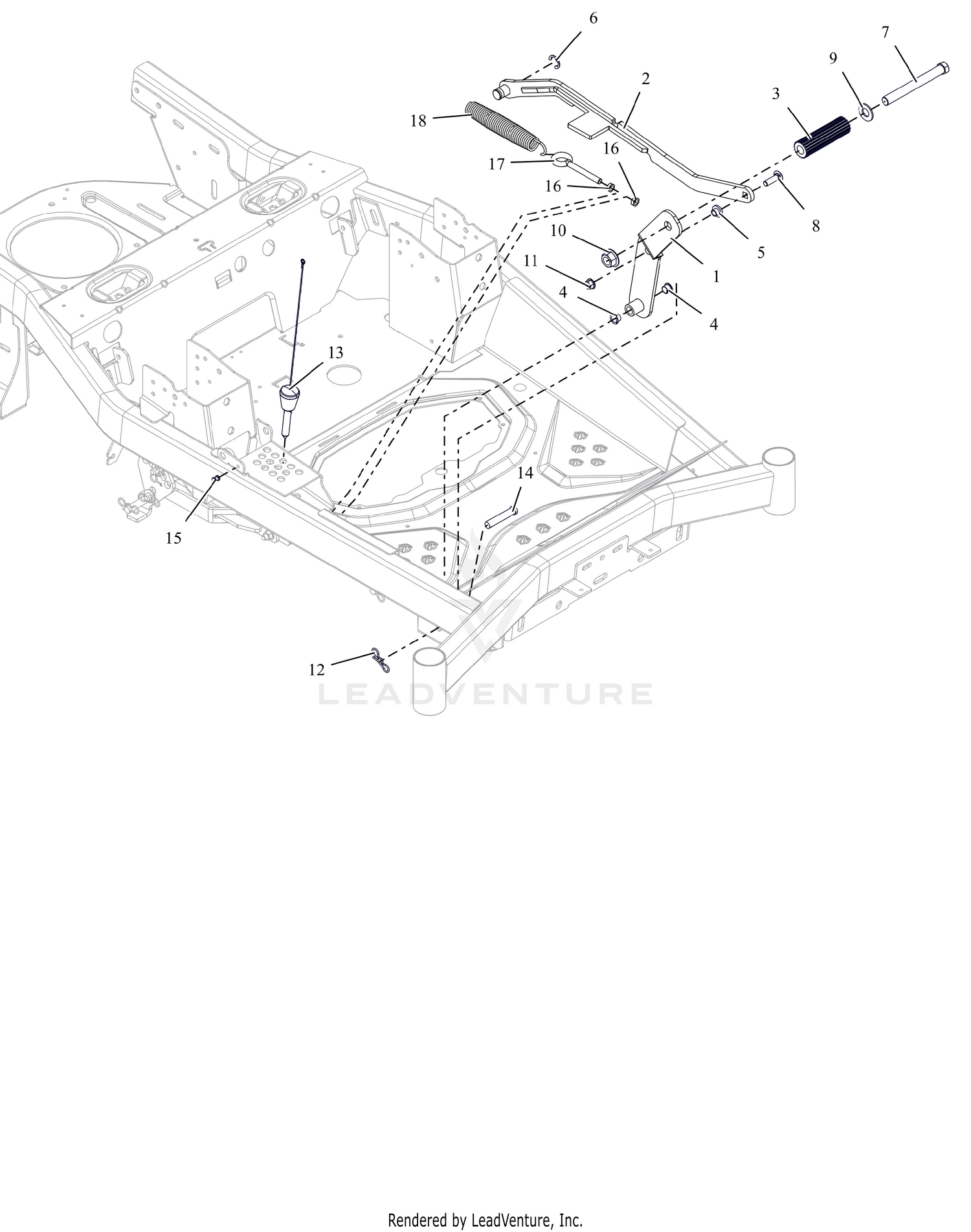 Foot Pedal - 60"
