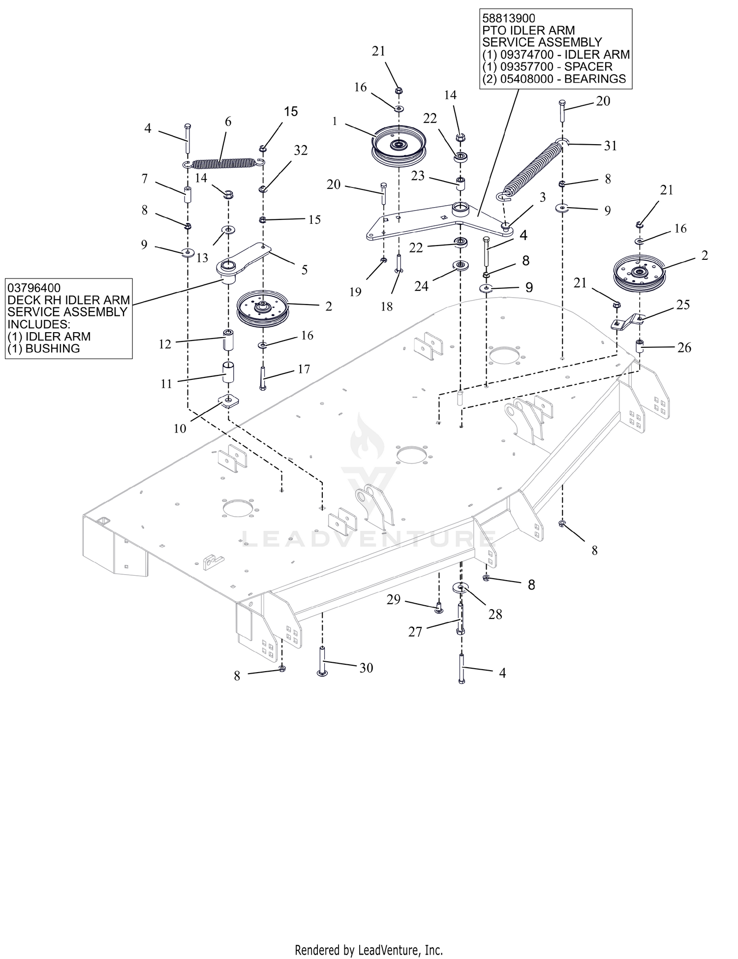 Idlers and Sheaves - 60"