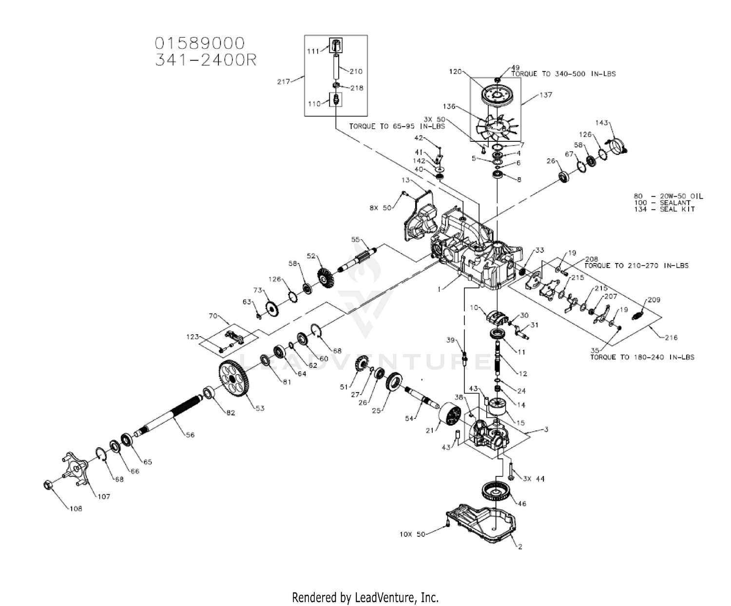 Transmission, RH - 01589000