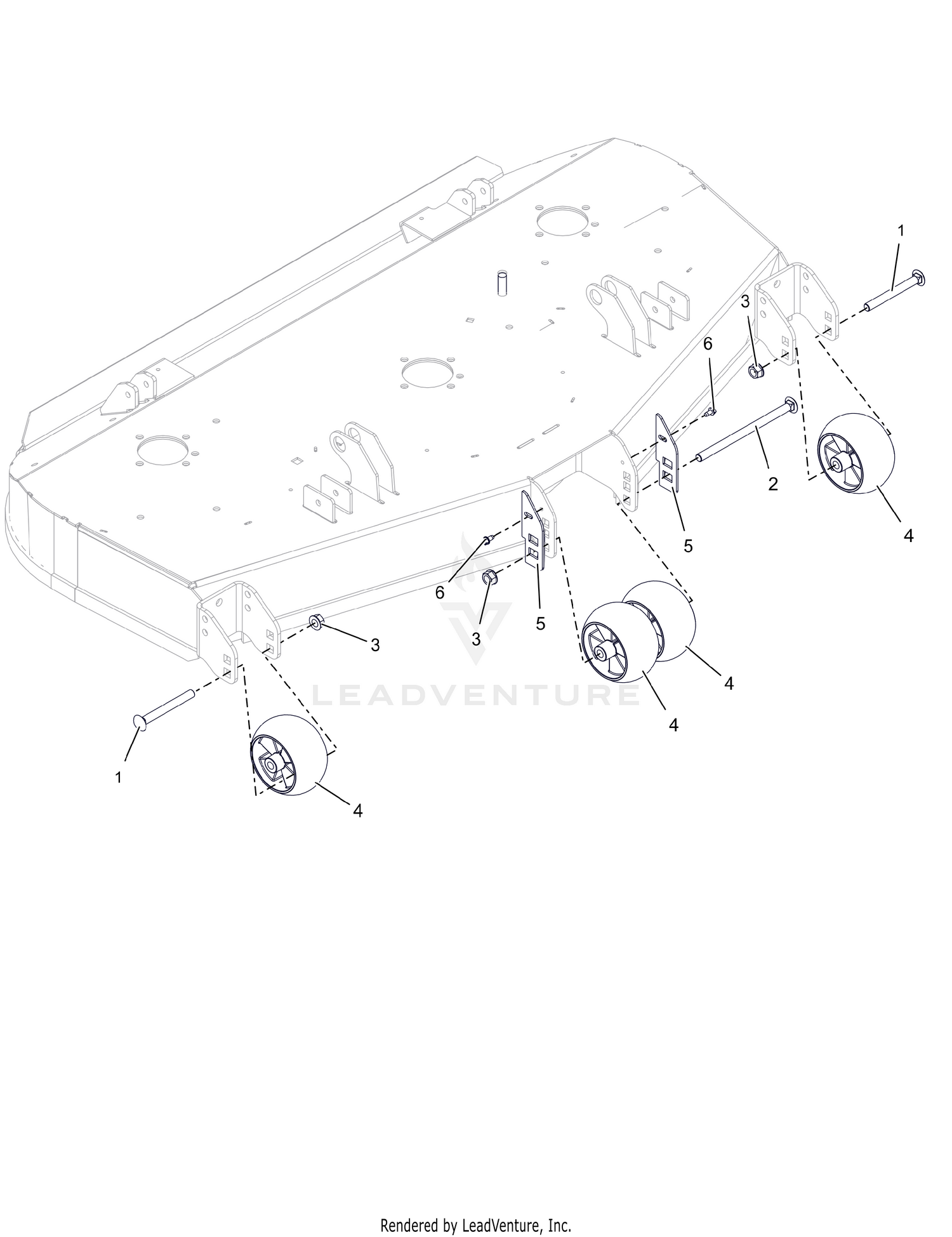 Anti-Scalp Wheels - 52" - RD