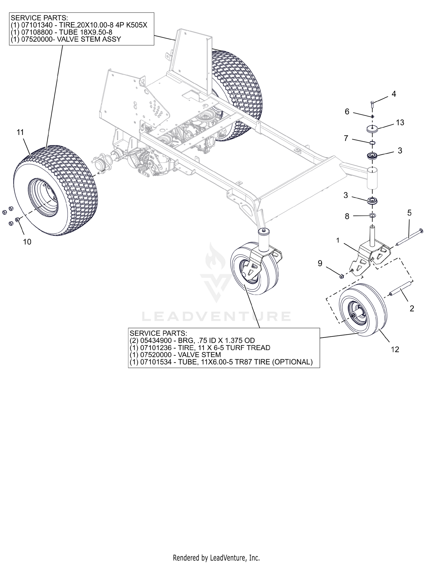 Wheels - 48" and 52"