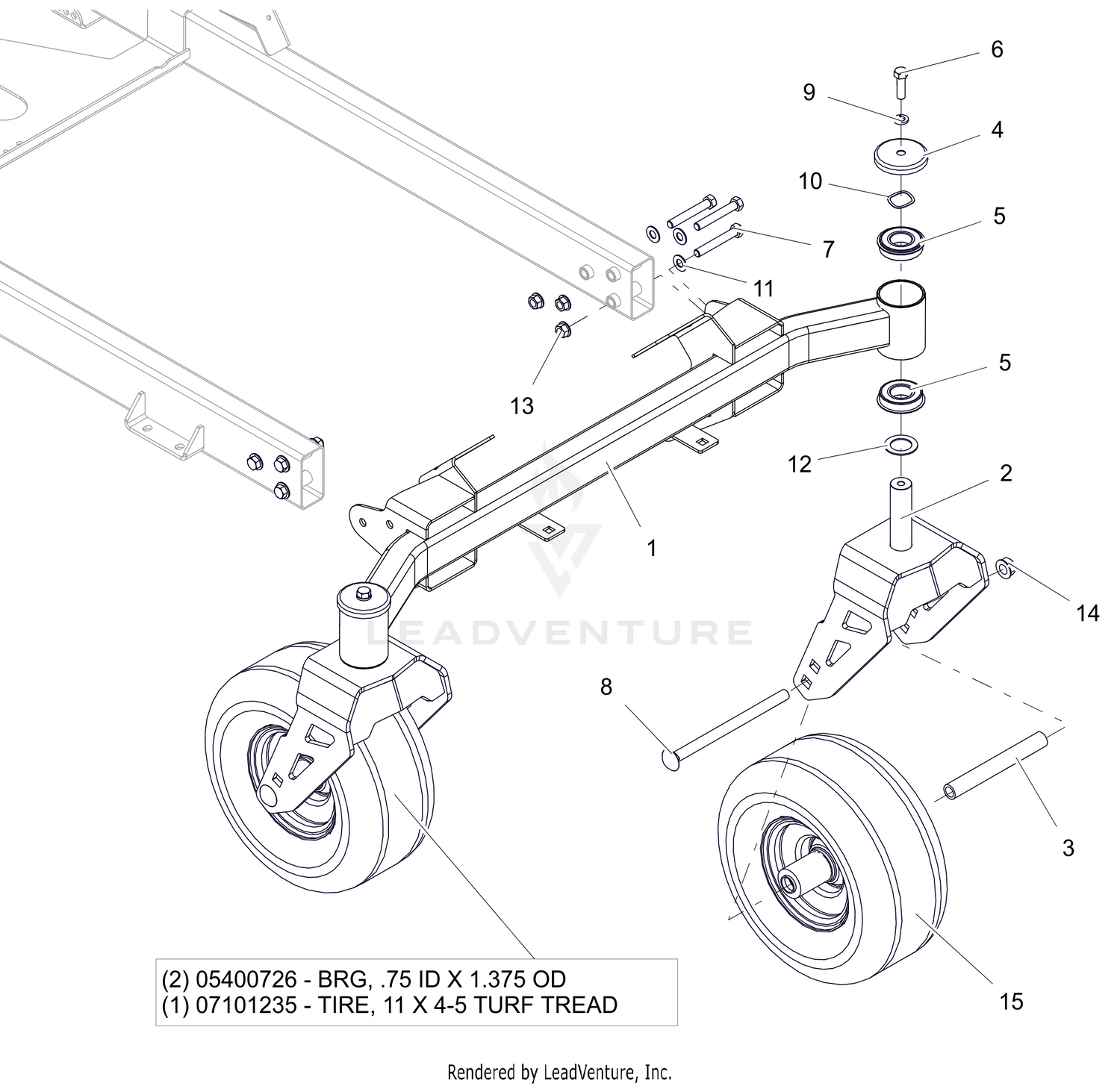 Front Caster Wheels