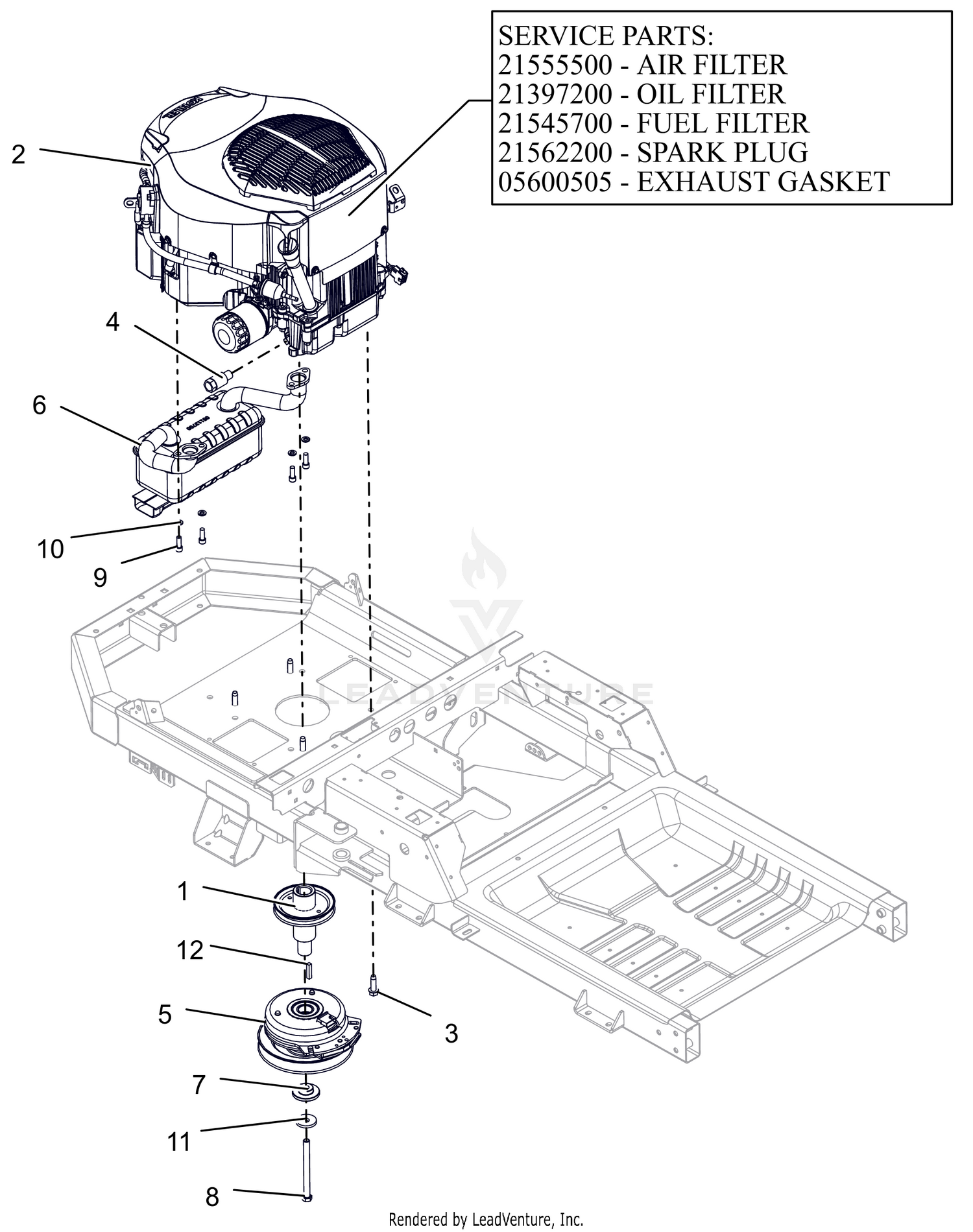 Engine - Kohler 24HP Twin