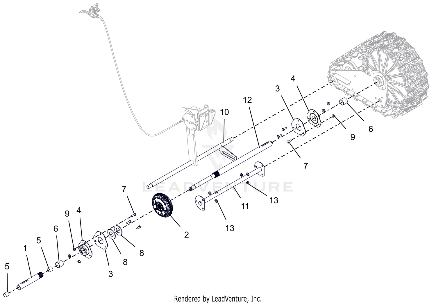 Track Axles