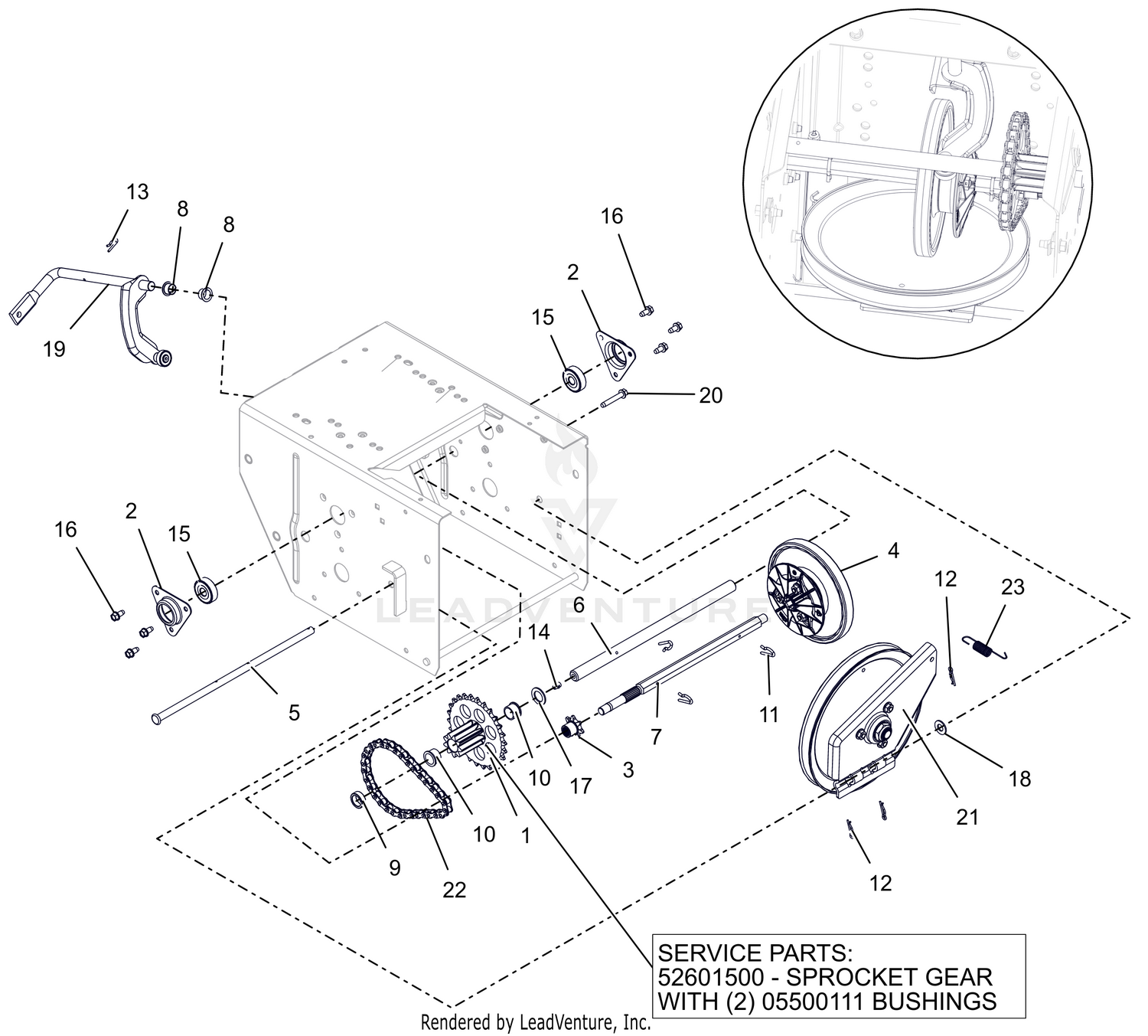 Friction Drive and Swing Gate