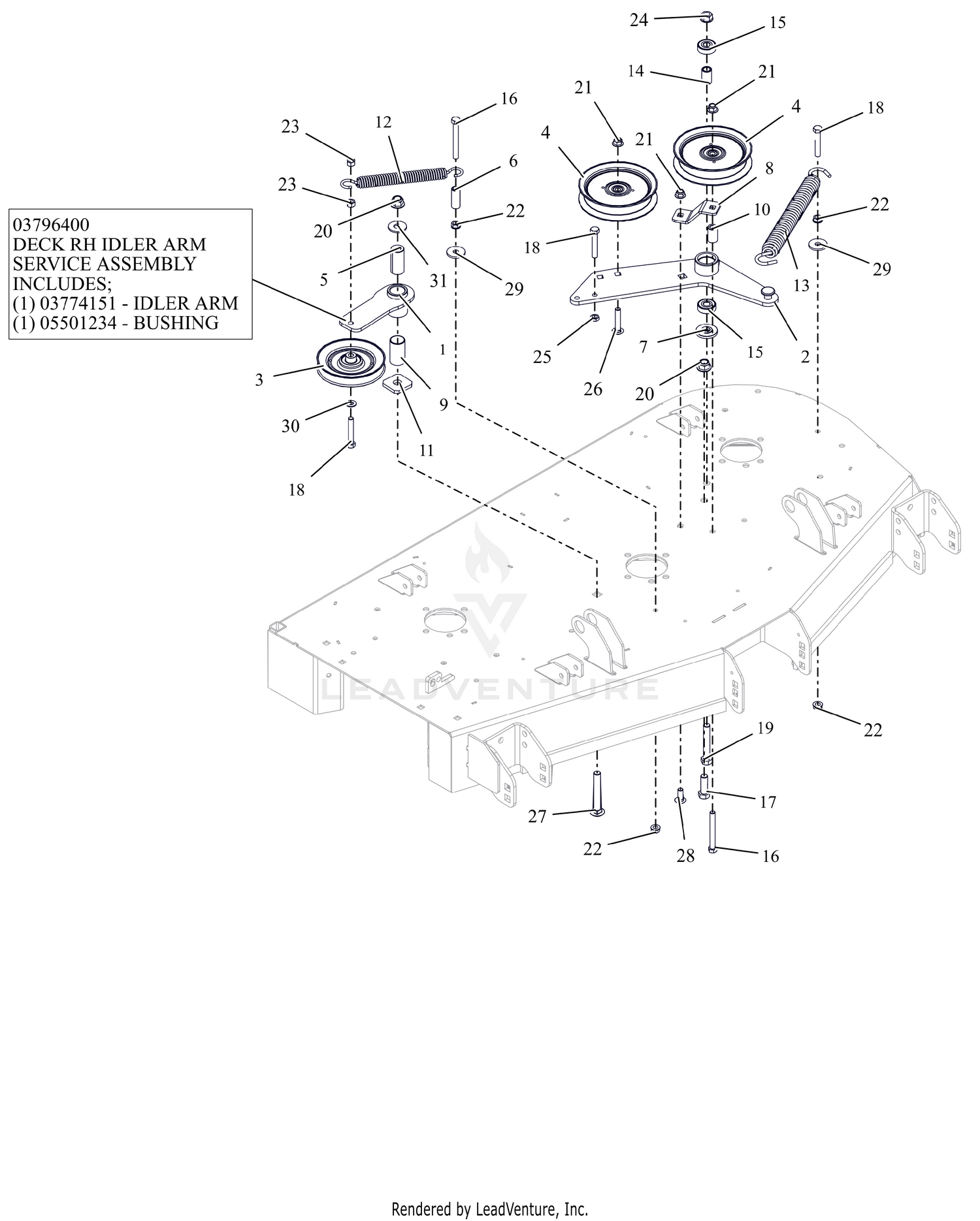 Idlers And Sheaves - 48"