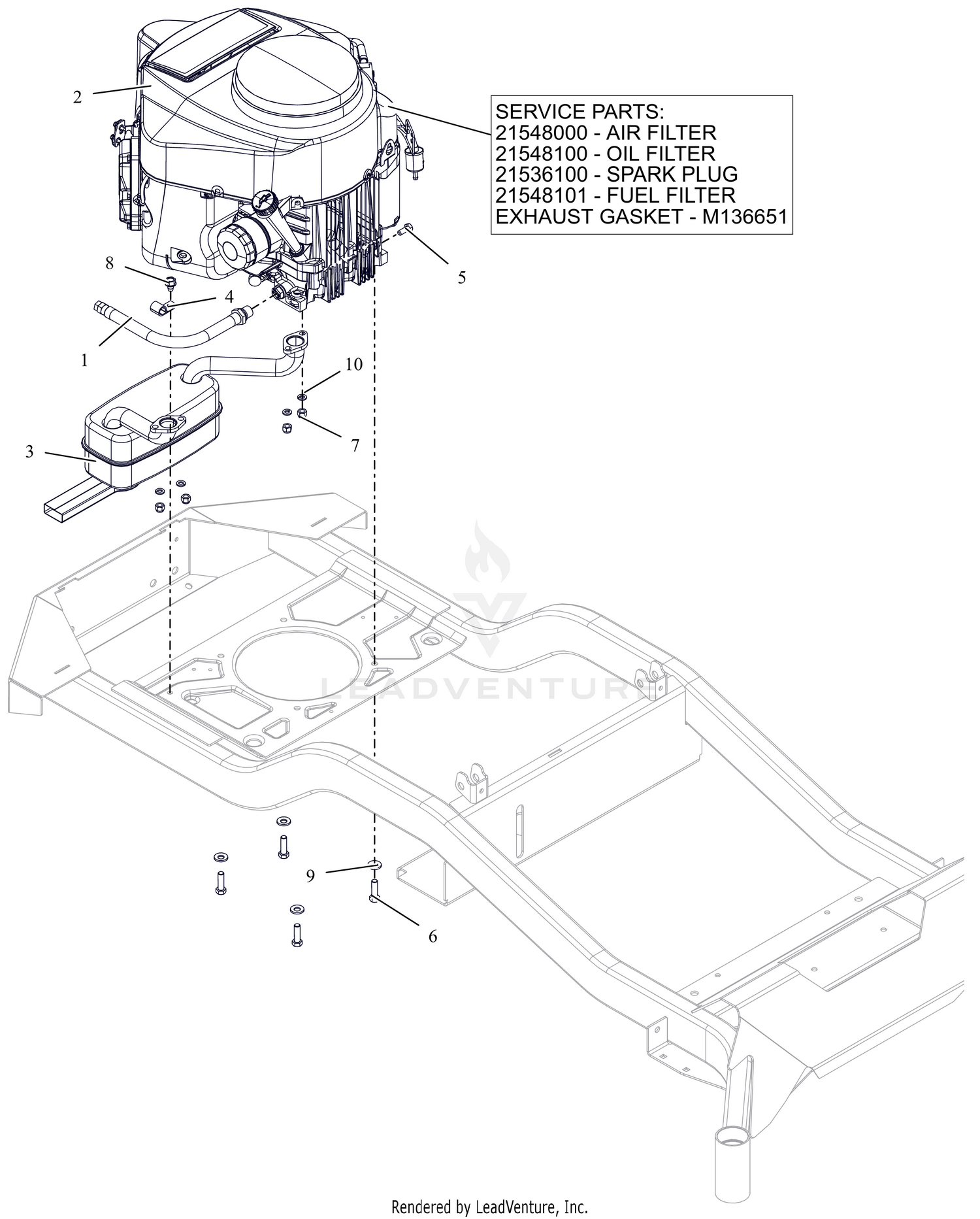 Engine - Kawasaki FR691V