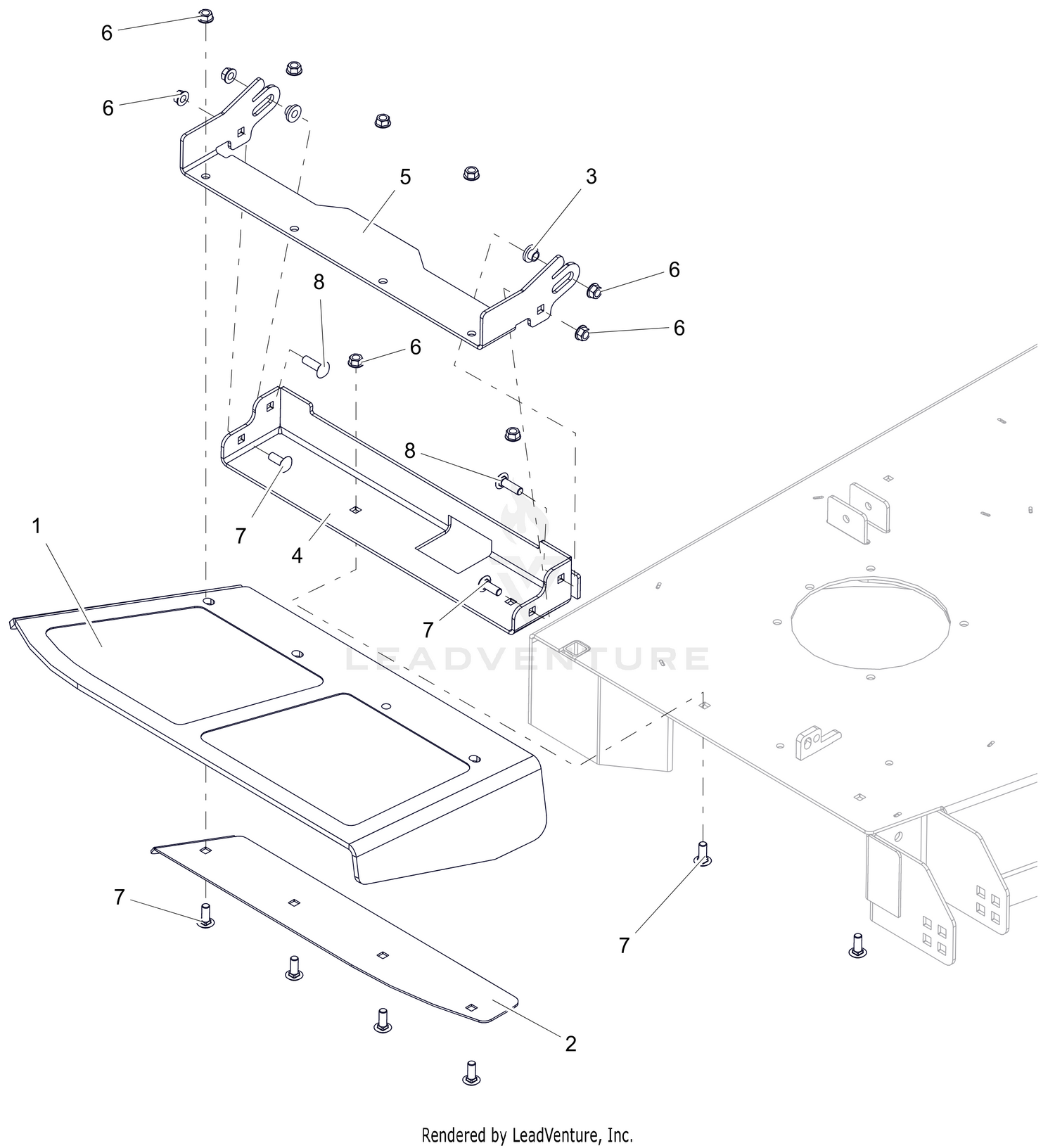 Discharge Chute - 52" and 60" - SD