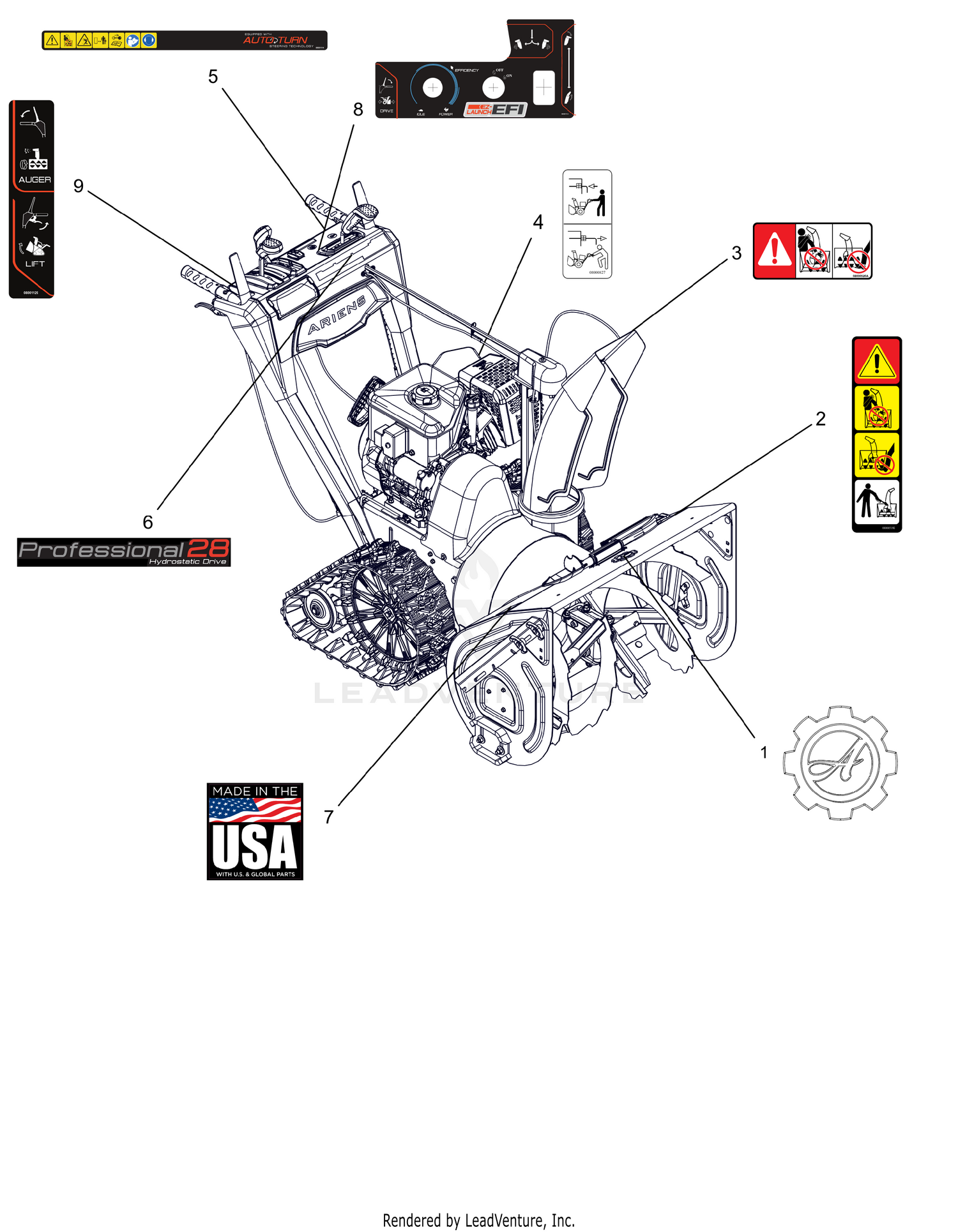 Decals - 28" Track EFI