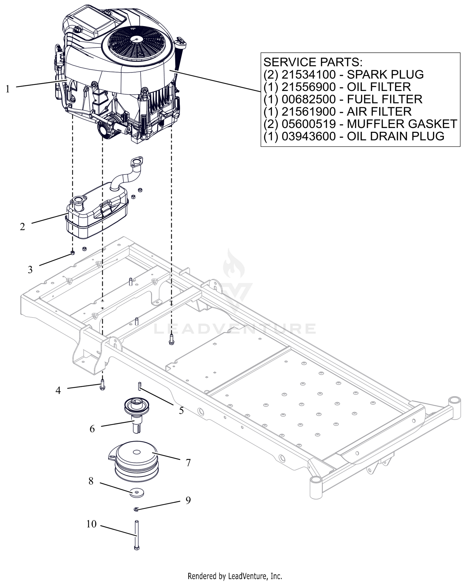 Engine - Briggs and Stratton EXI2200