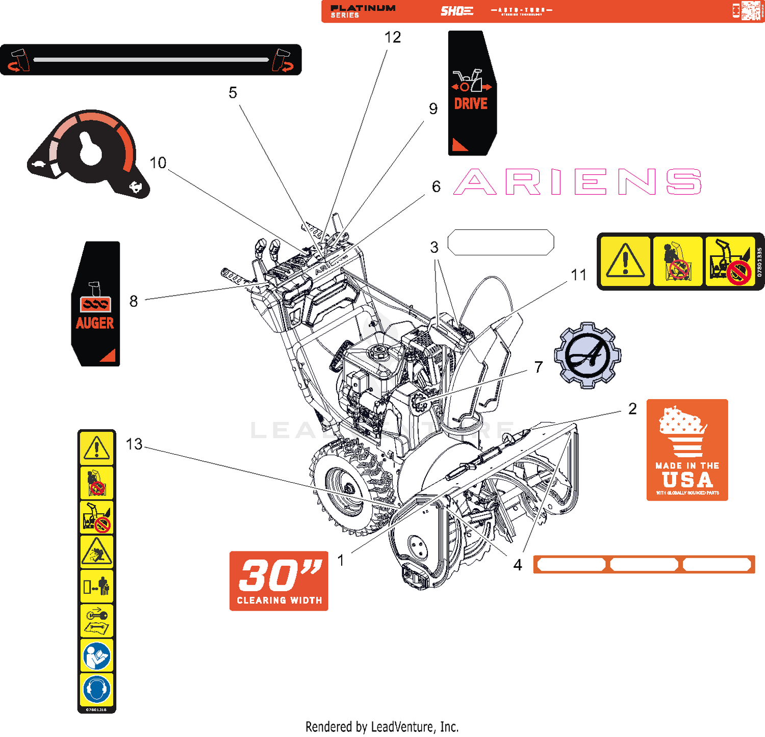 Decals - 30" - EFI CE