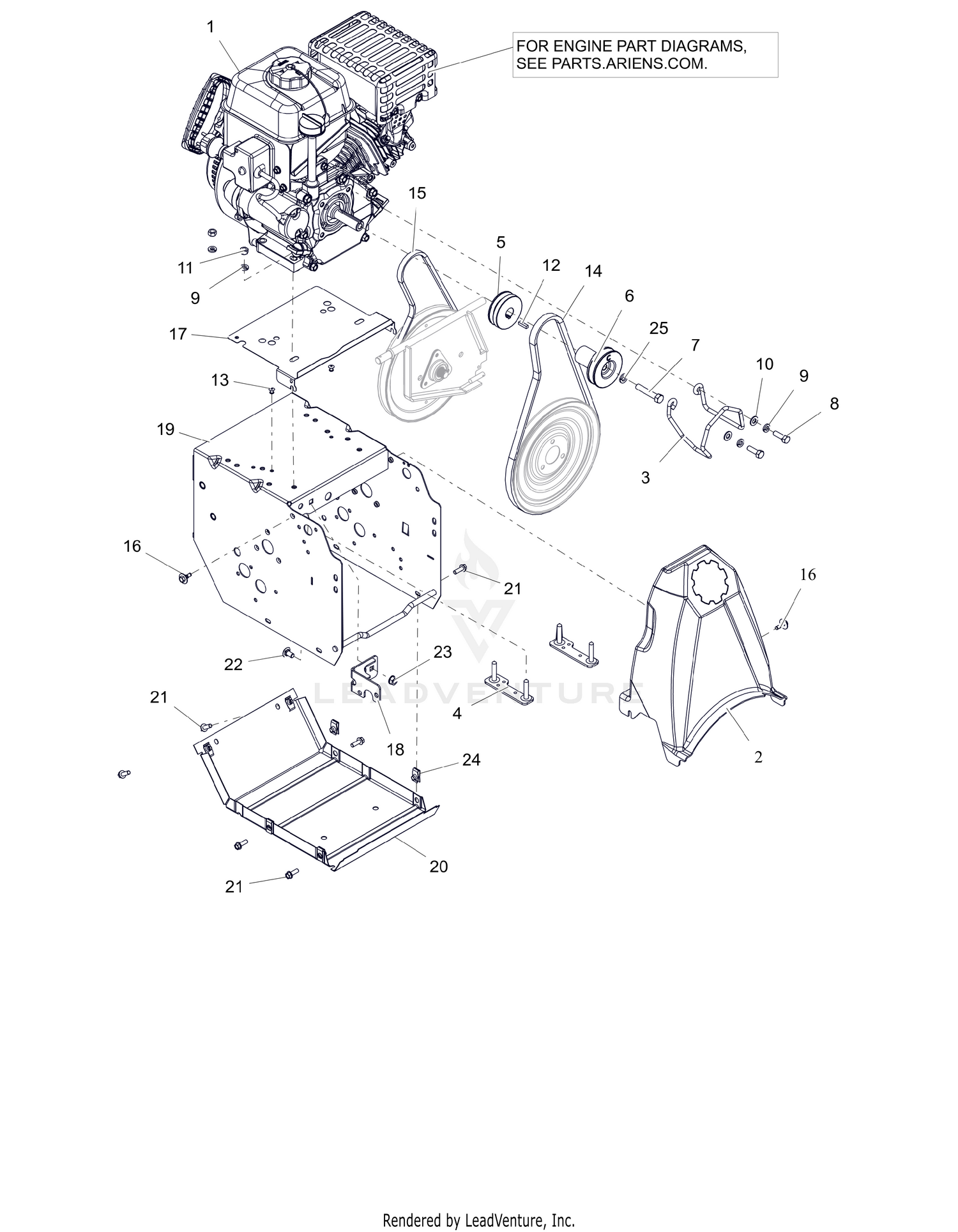 Frame And Engine - Compact 24 RapidTrak CE