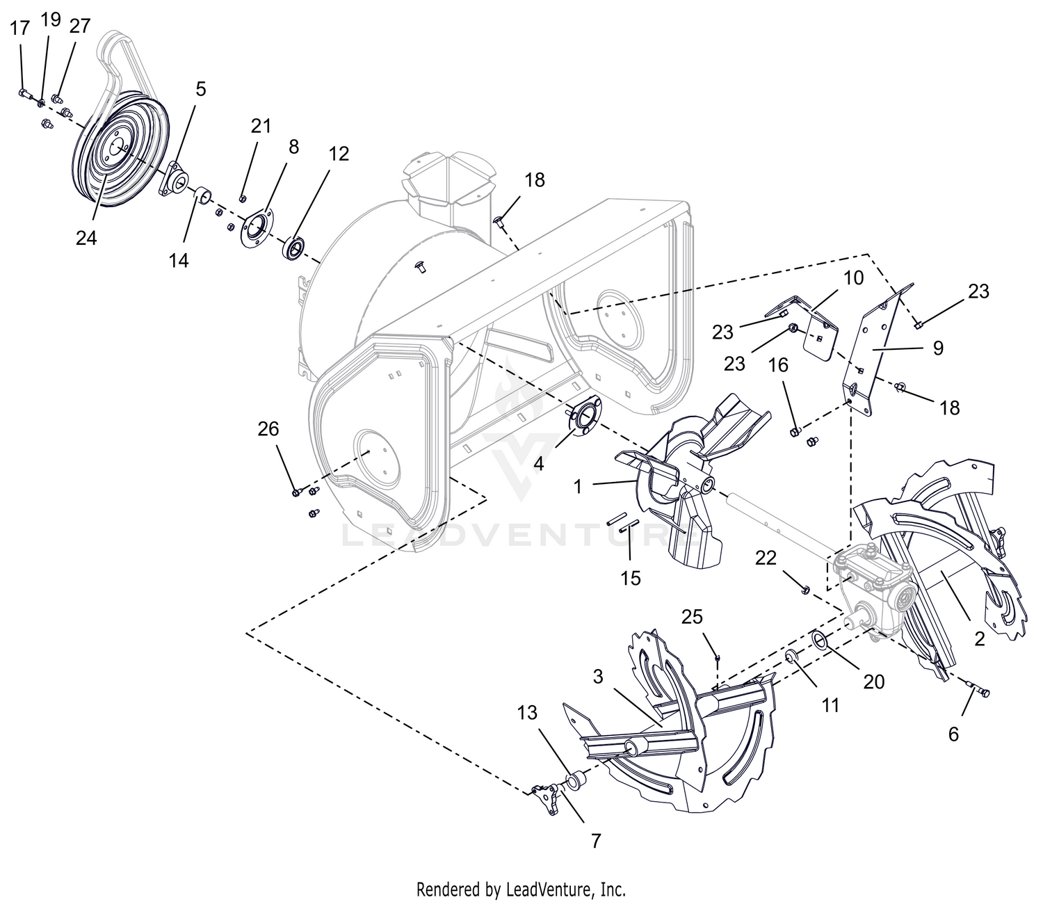 Auger and Impeller - 24"