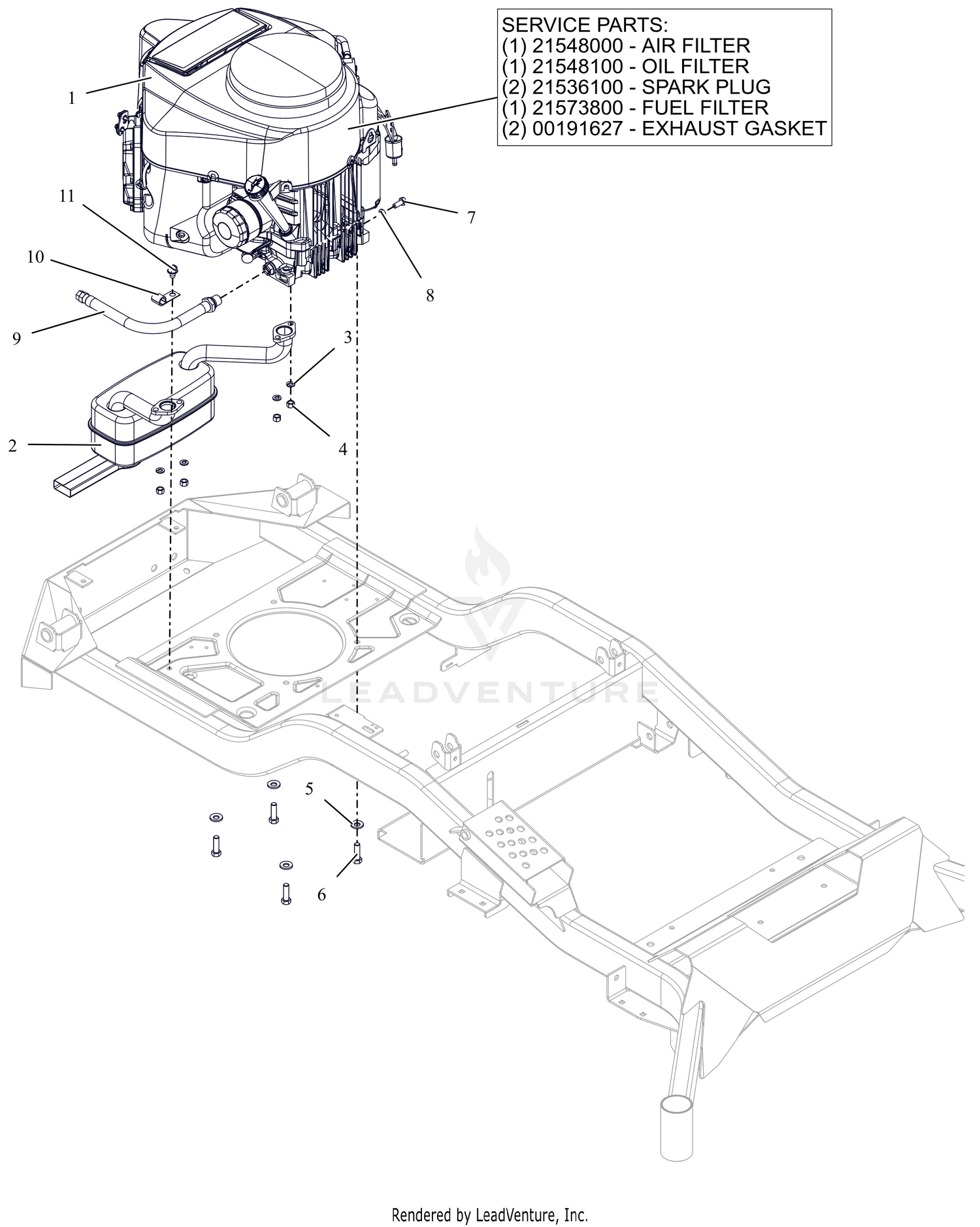Engine - Kawasaki FR730