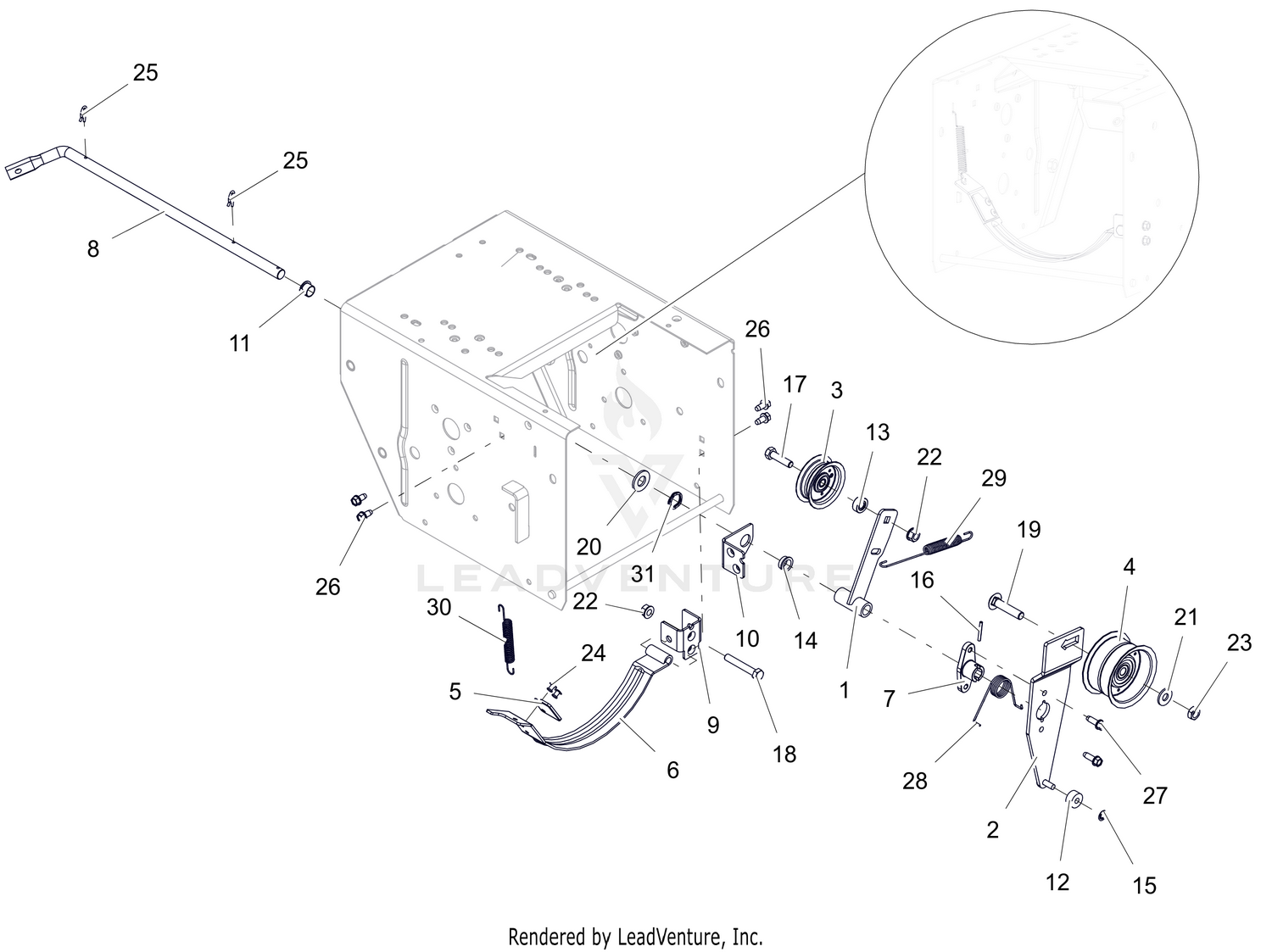 Idlers and Brake
