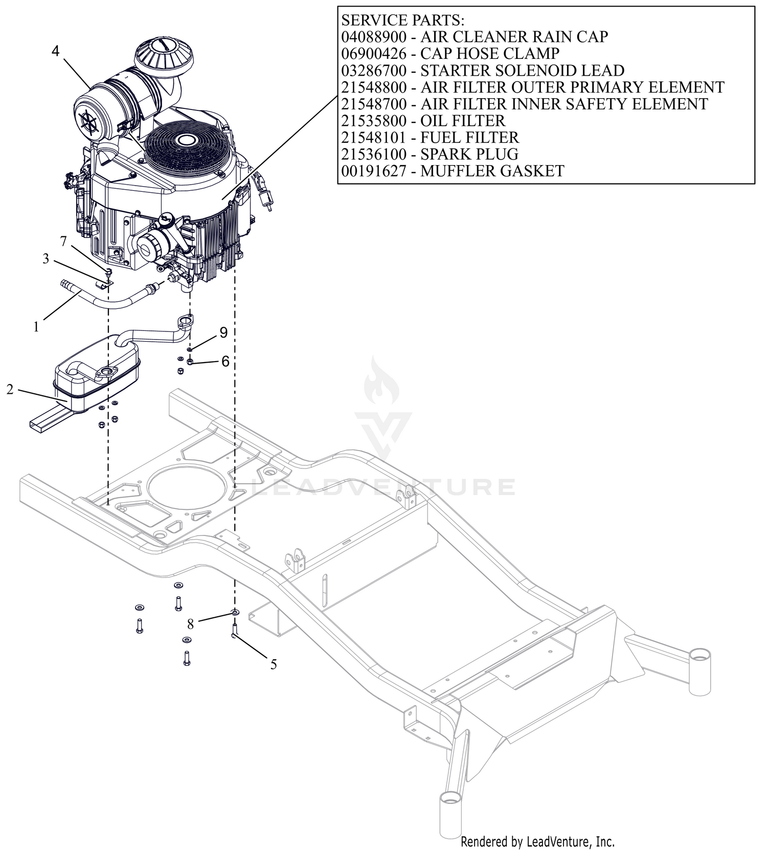 Engine - Kawasaki FX730