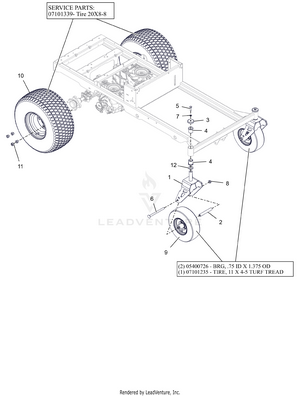 Ariens zero store turn mower parts