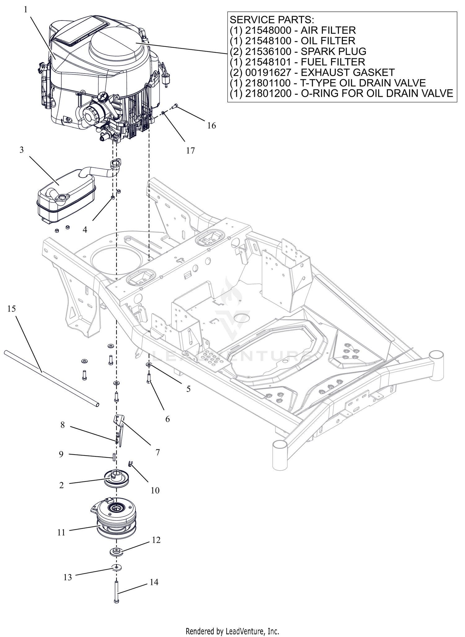 Engine - Kawasaki FR691V