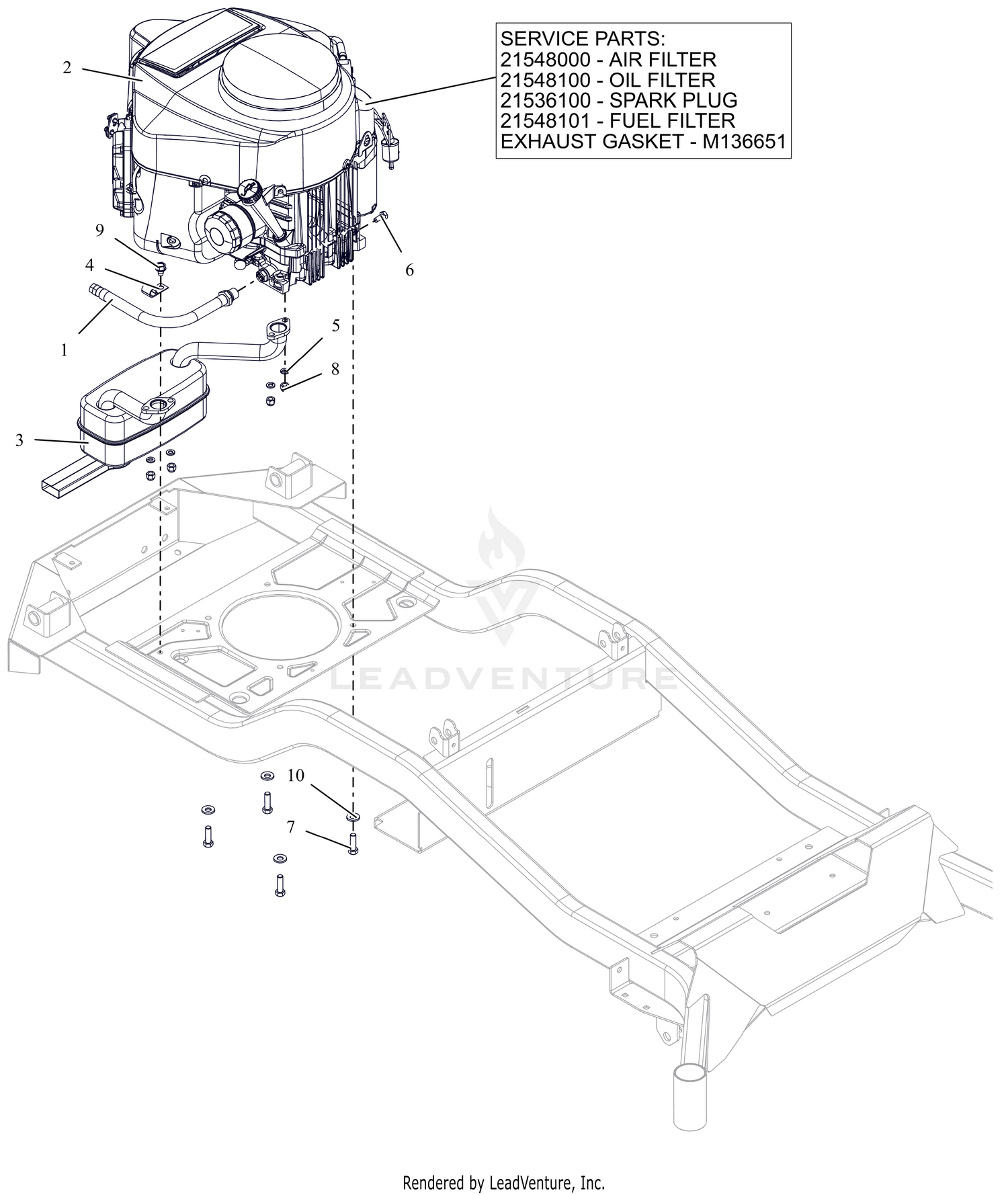 Engine - Kawasaki FR691