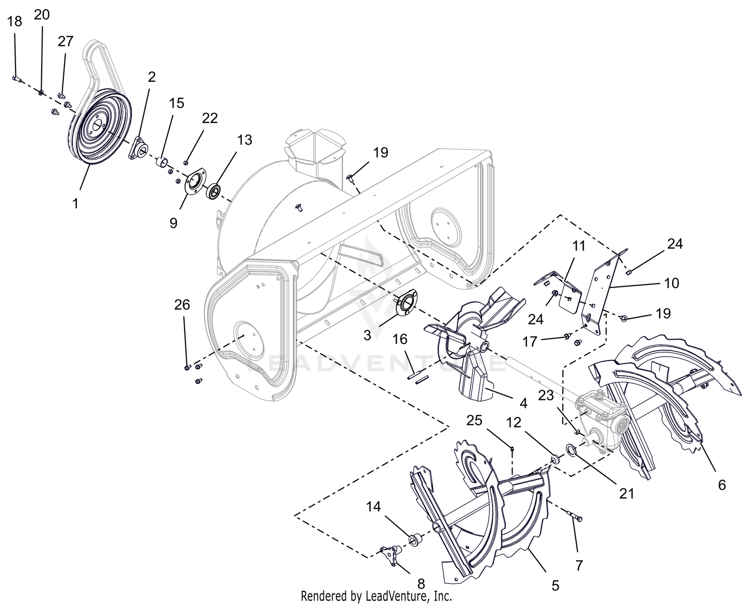 Auger and Impeller - 30"