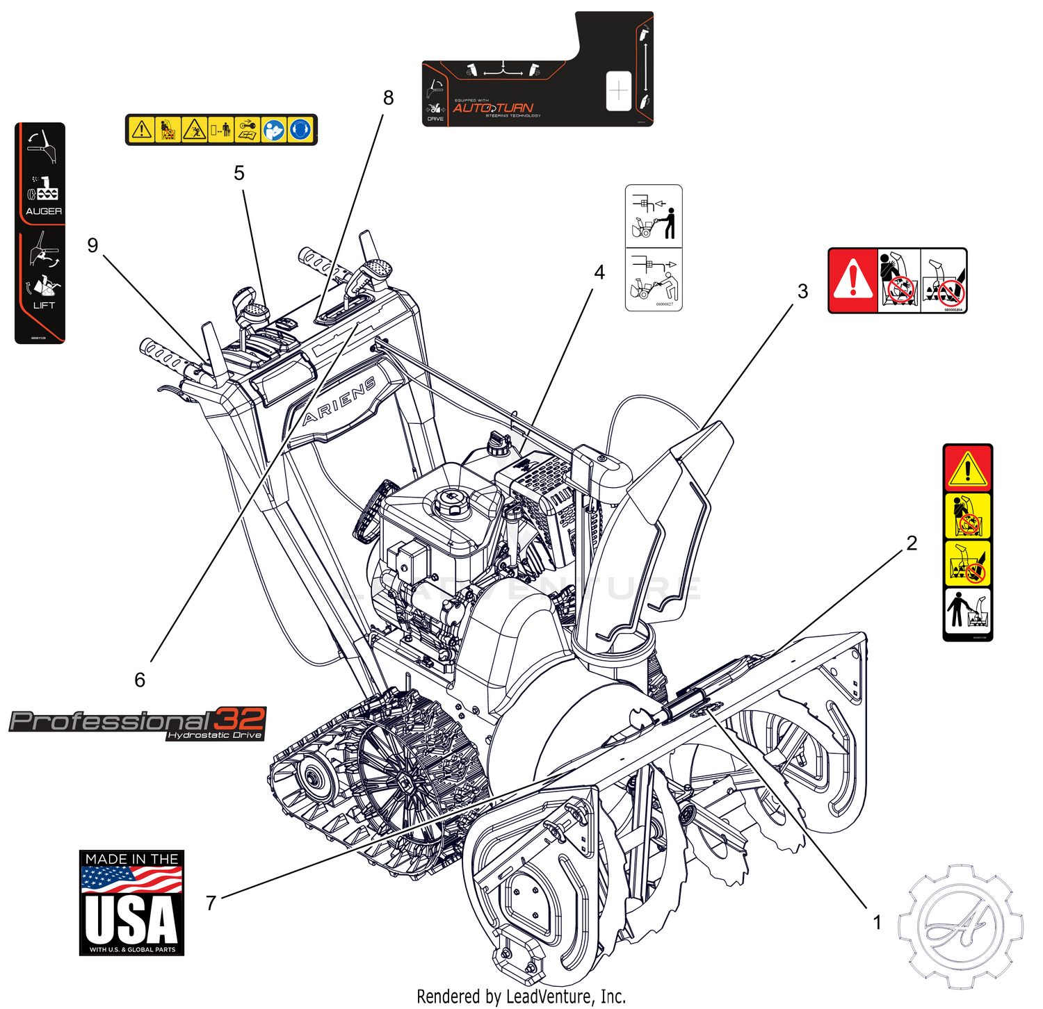 Decals - 32" Track