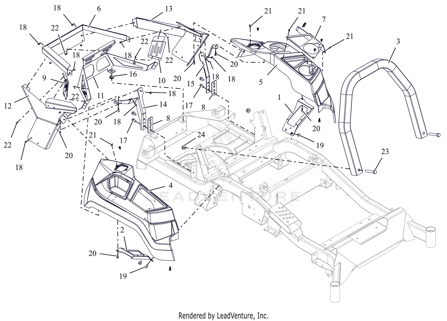 Engine Guard And Fenders