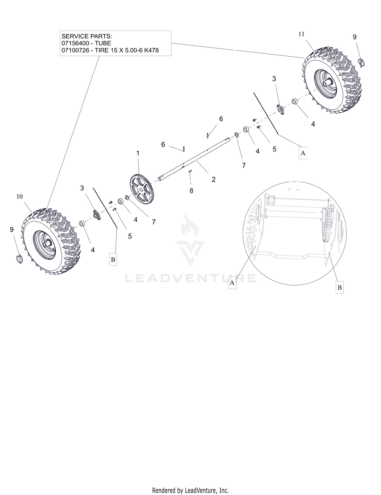 Wheels And Axle - Compact 24 Plus