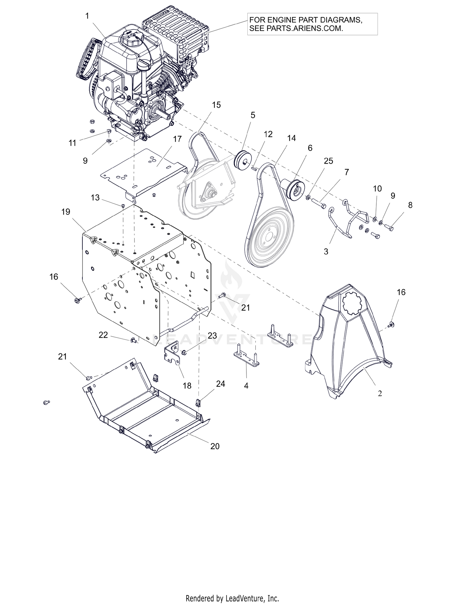 Frame And Engine - Compact 24 RapidTrak