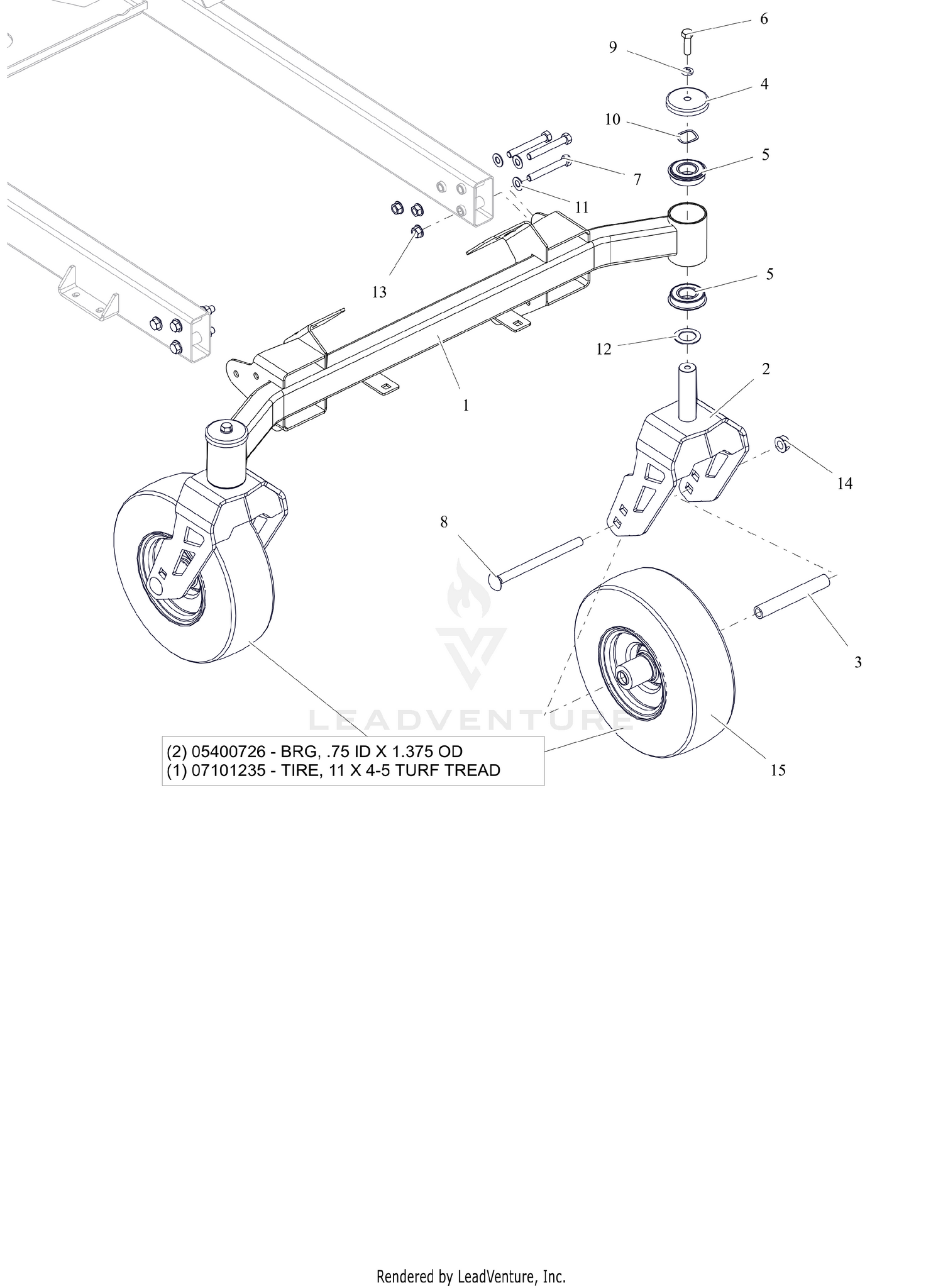 Front Caster Wheels