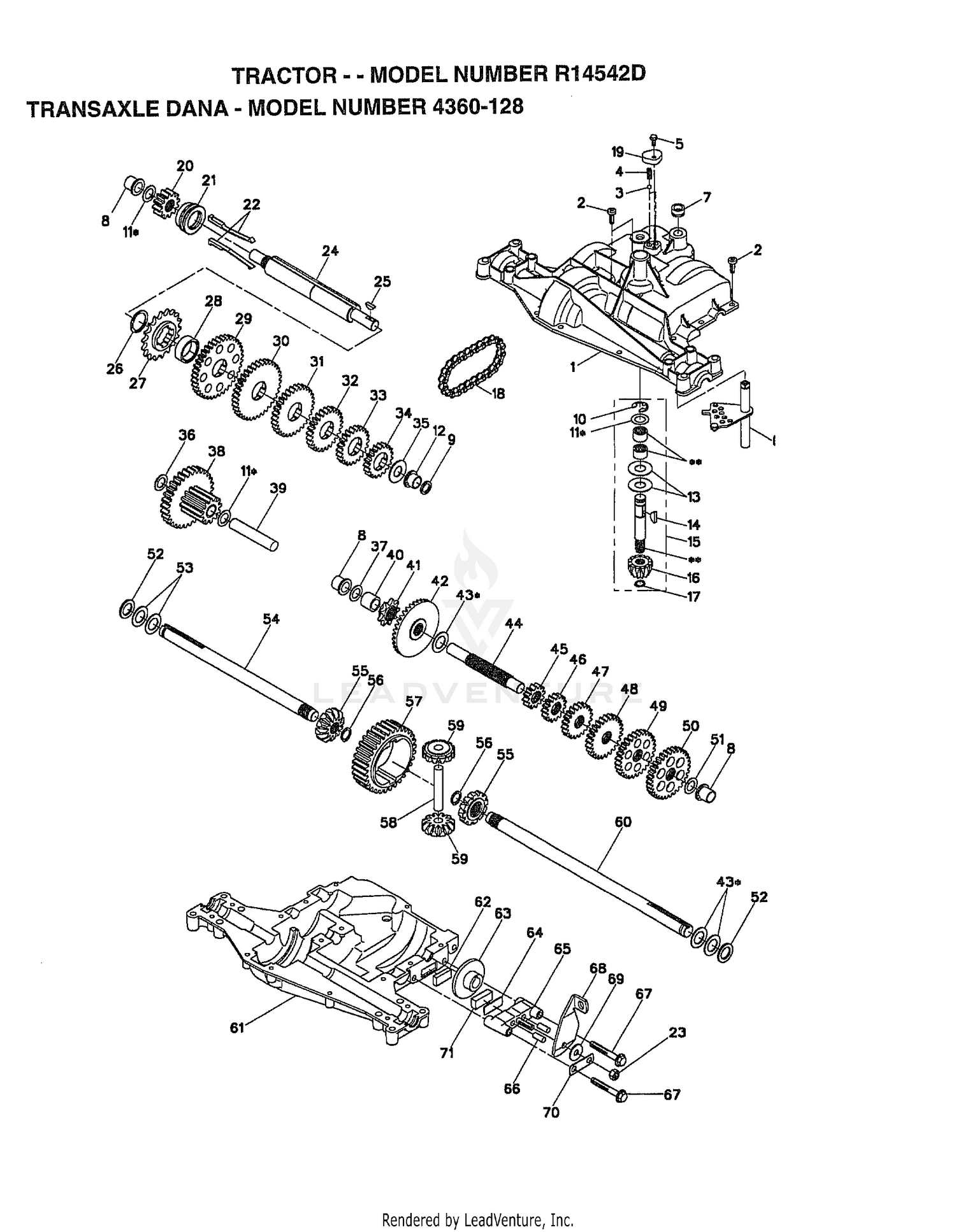 TRANSAXLE DANA