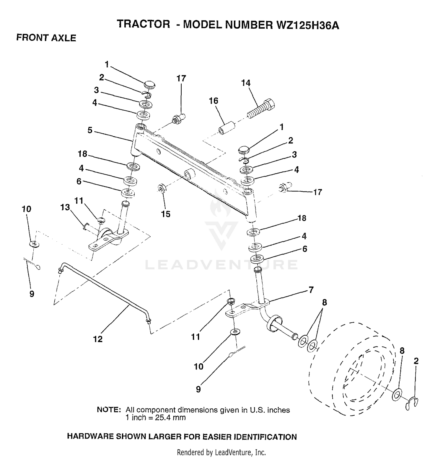FRONT AXLE