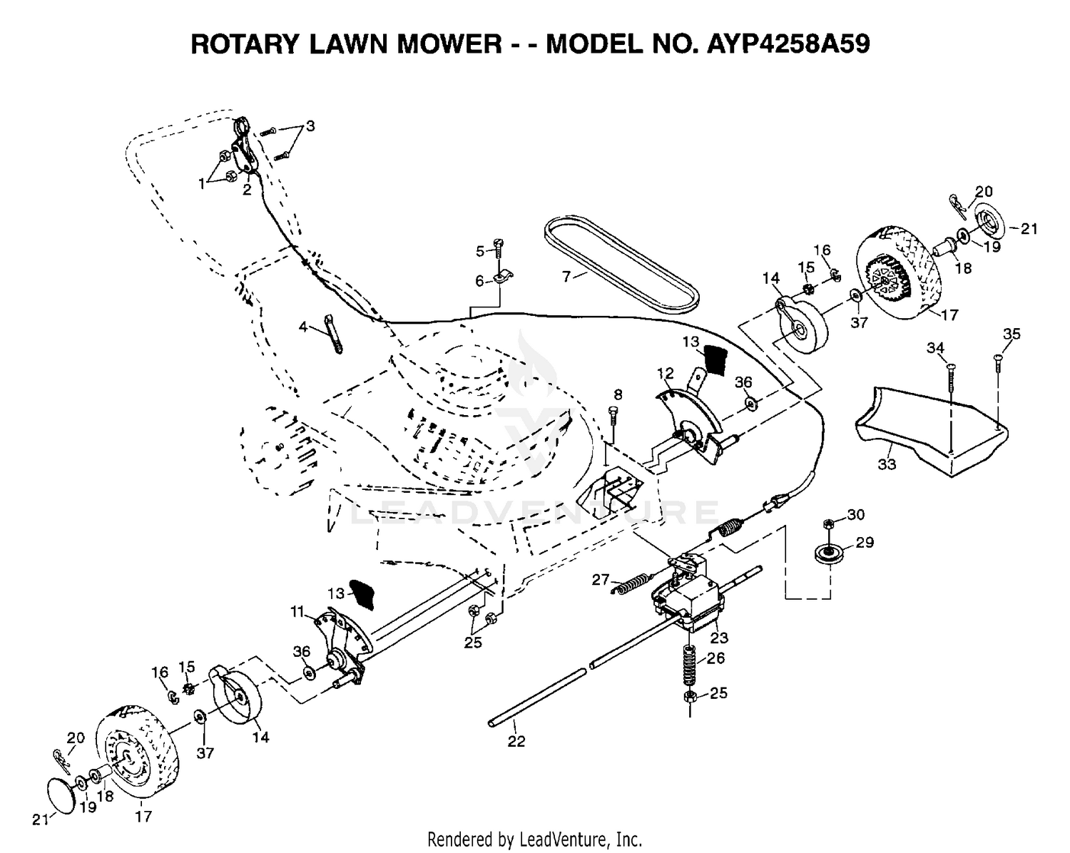 ROTARY LAWN MOWER