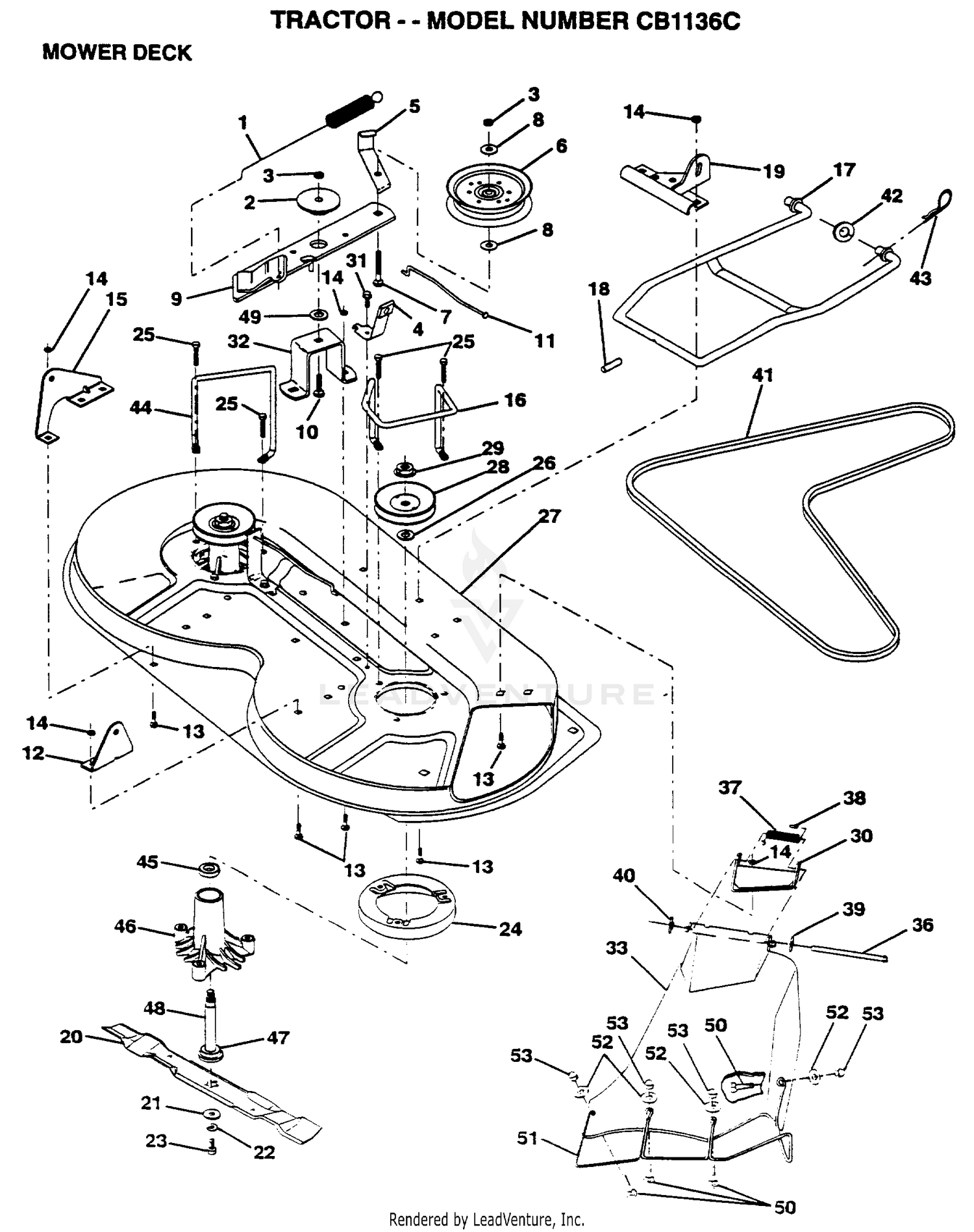MOWER DECK