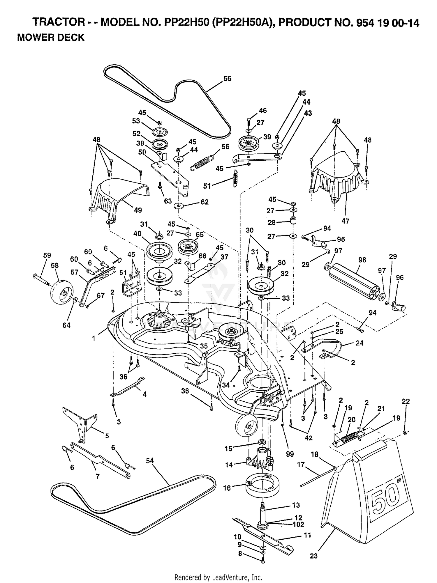 MOWER DECK