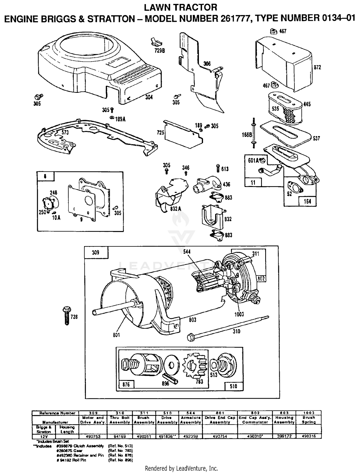 ENGINE/BRIGGS AND STRATTON