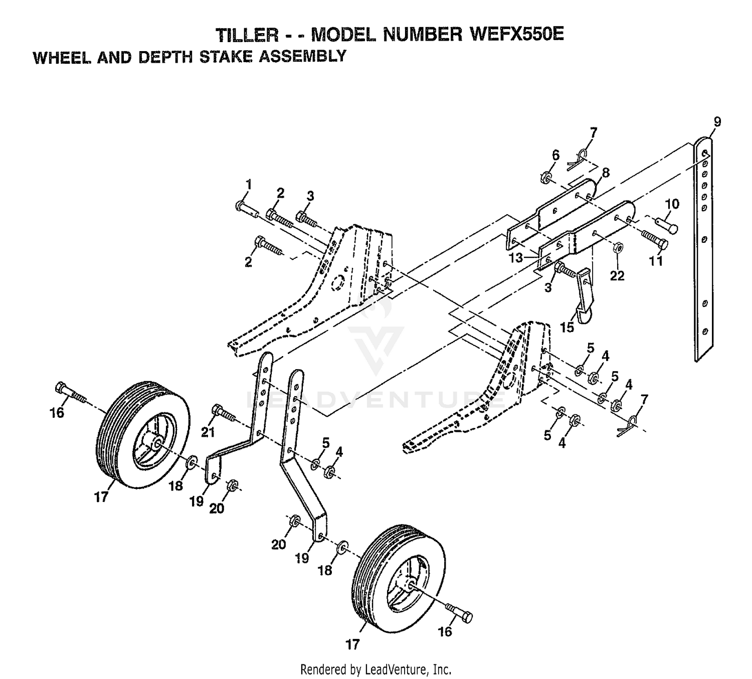 WHEEL/DEPTH STAKE