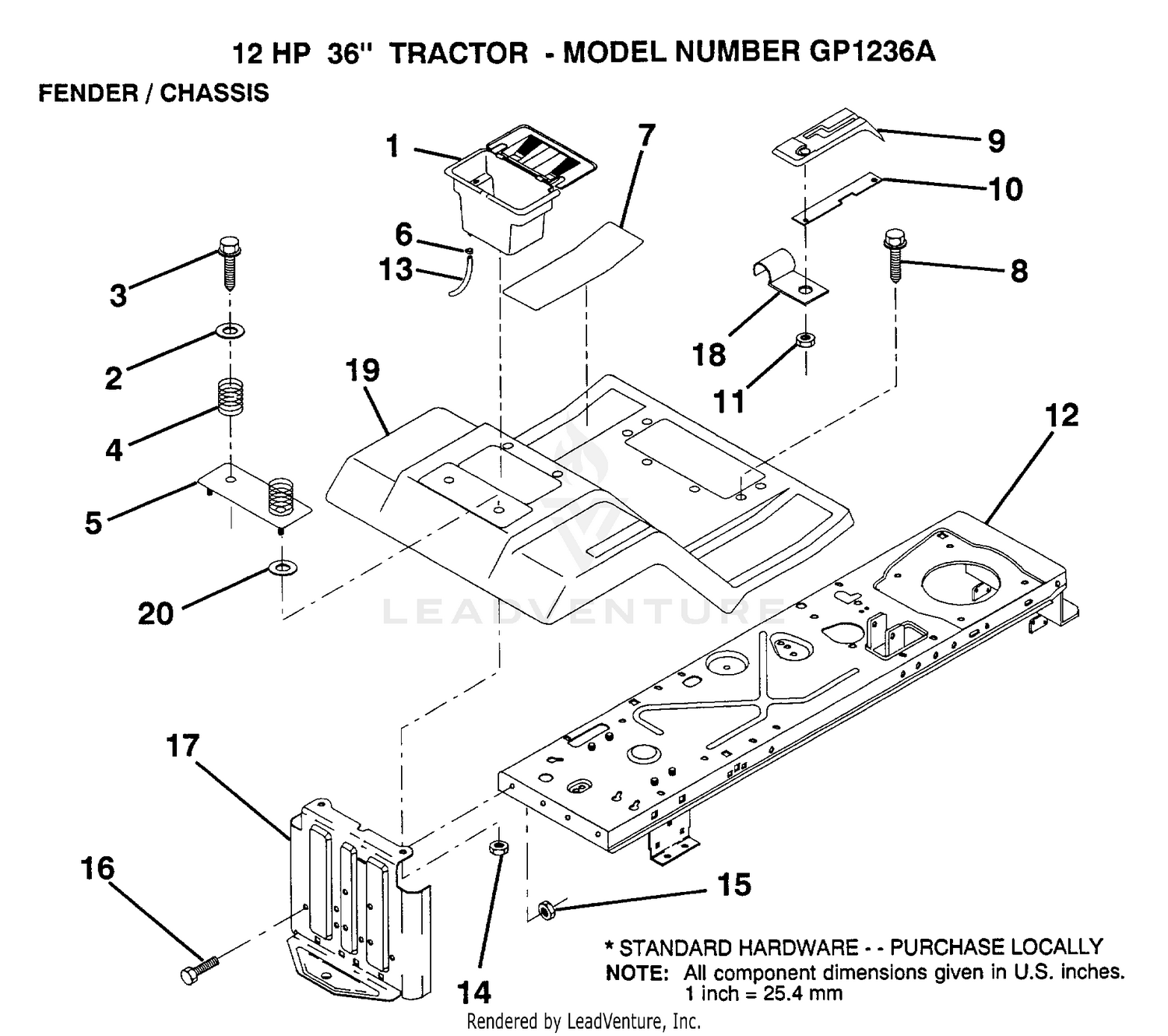 FENDER/CHASSIS