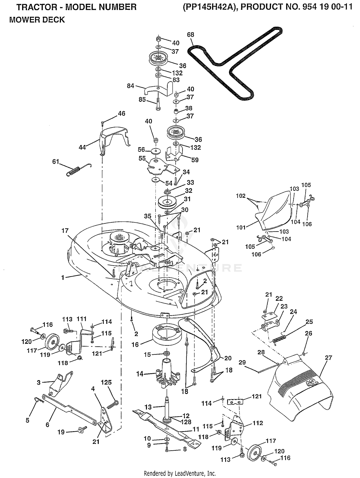 MOWER DECK