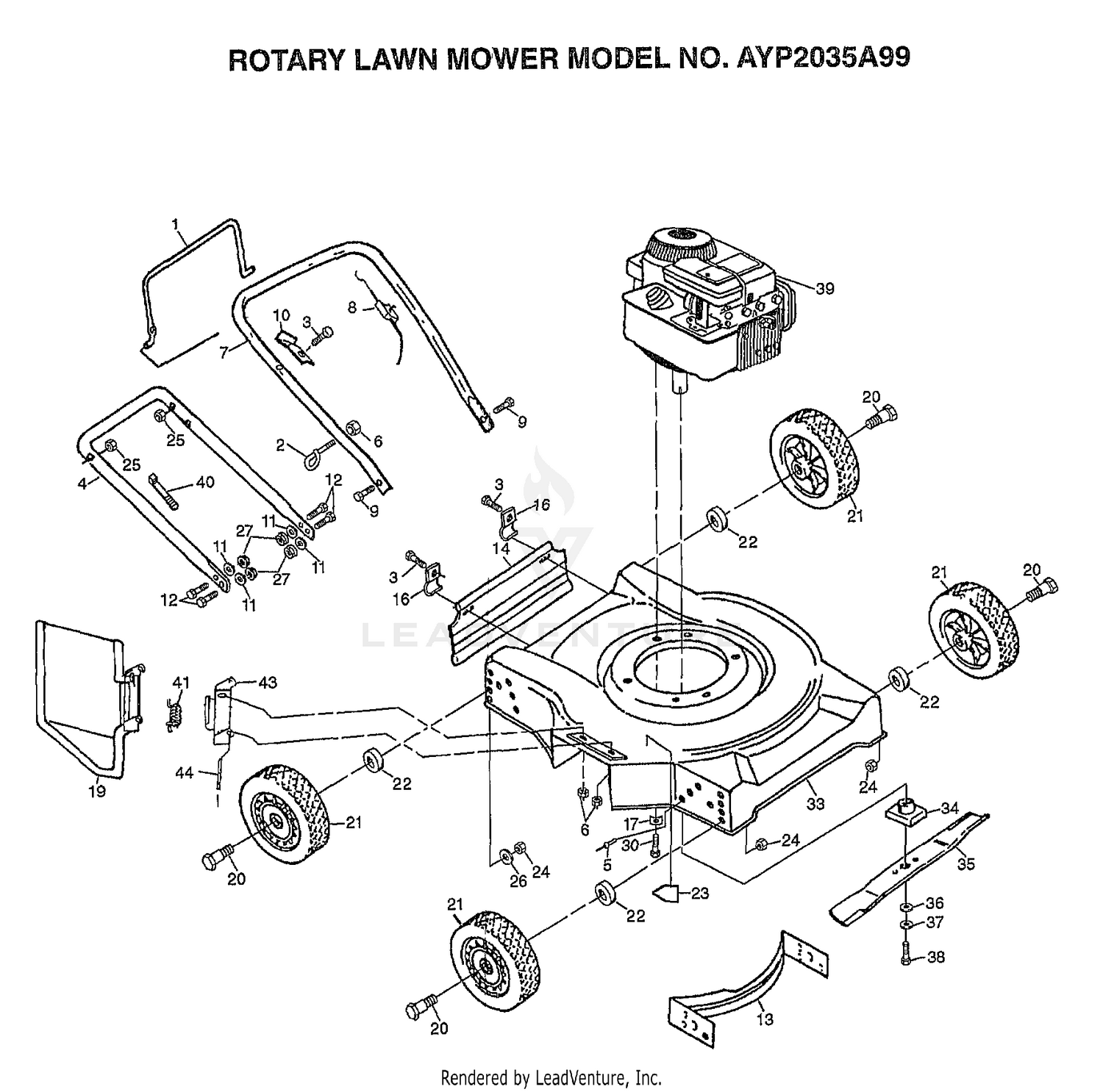 ROTARY LAWN MOWER
