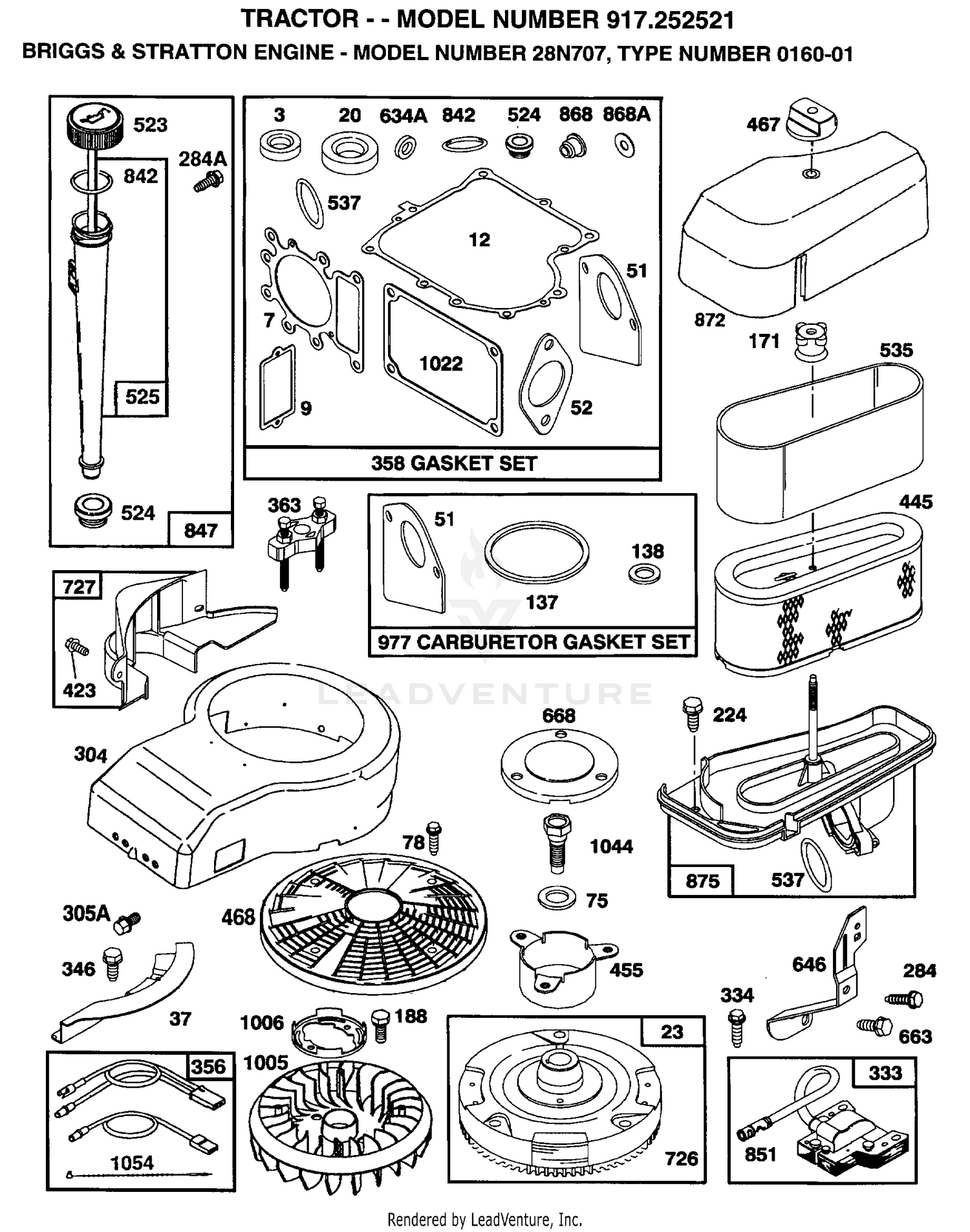 ENGINE/BRIGGS AND STRATTON