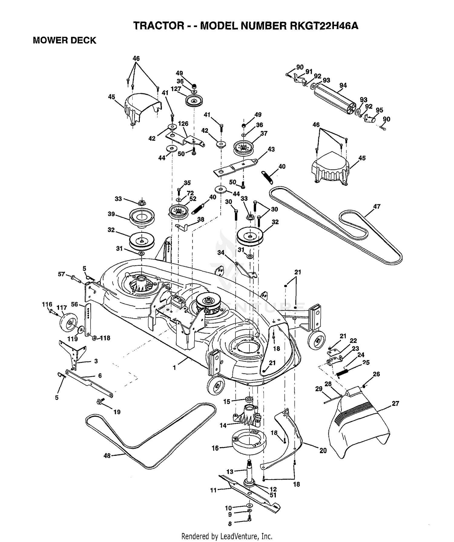 MOWER DECK