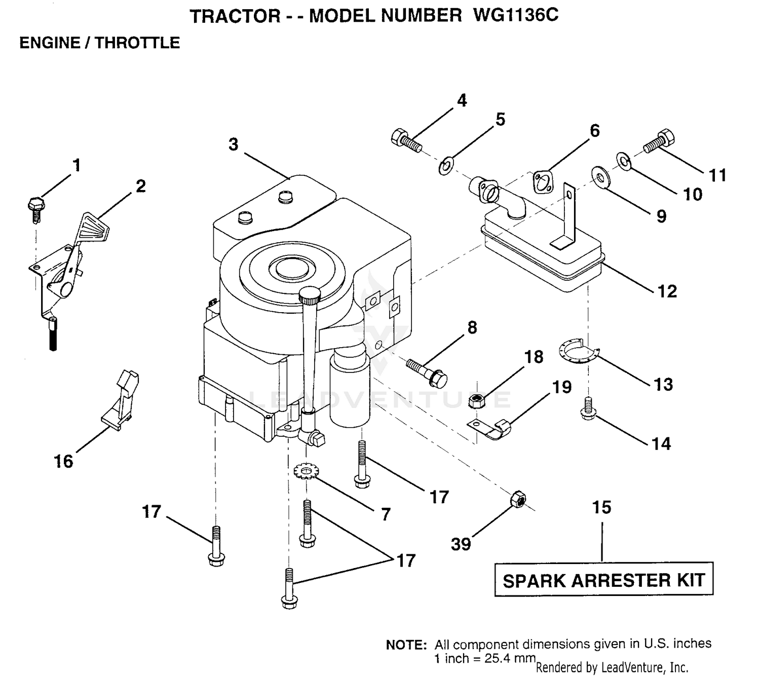 ENGINE AND THROTTLE