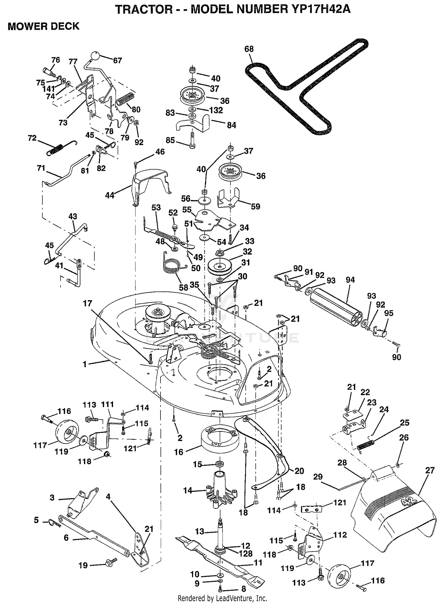 MOWER DECK