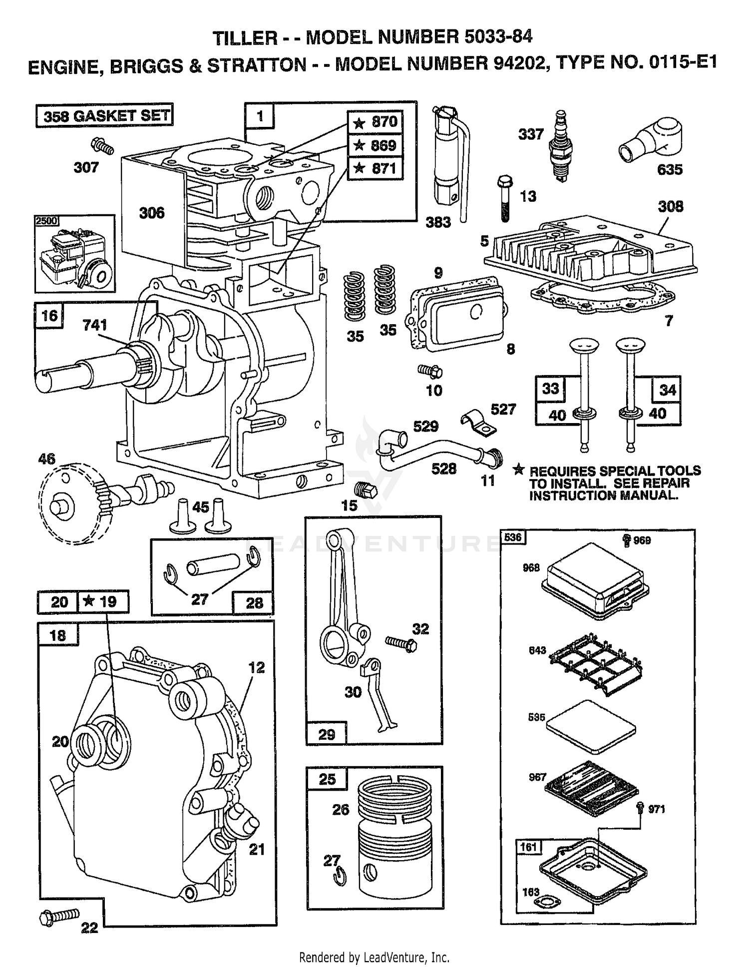 ENGINE-BRIGGS AND STRATTON