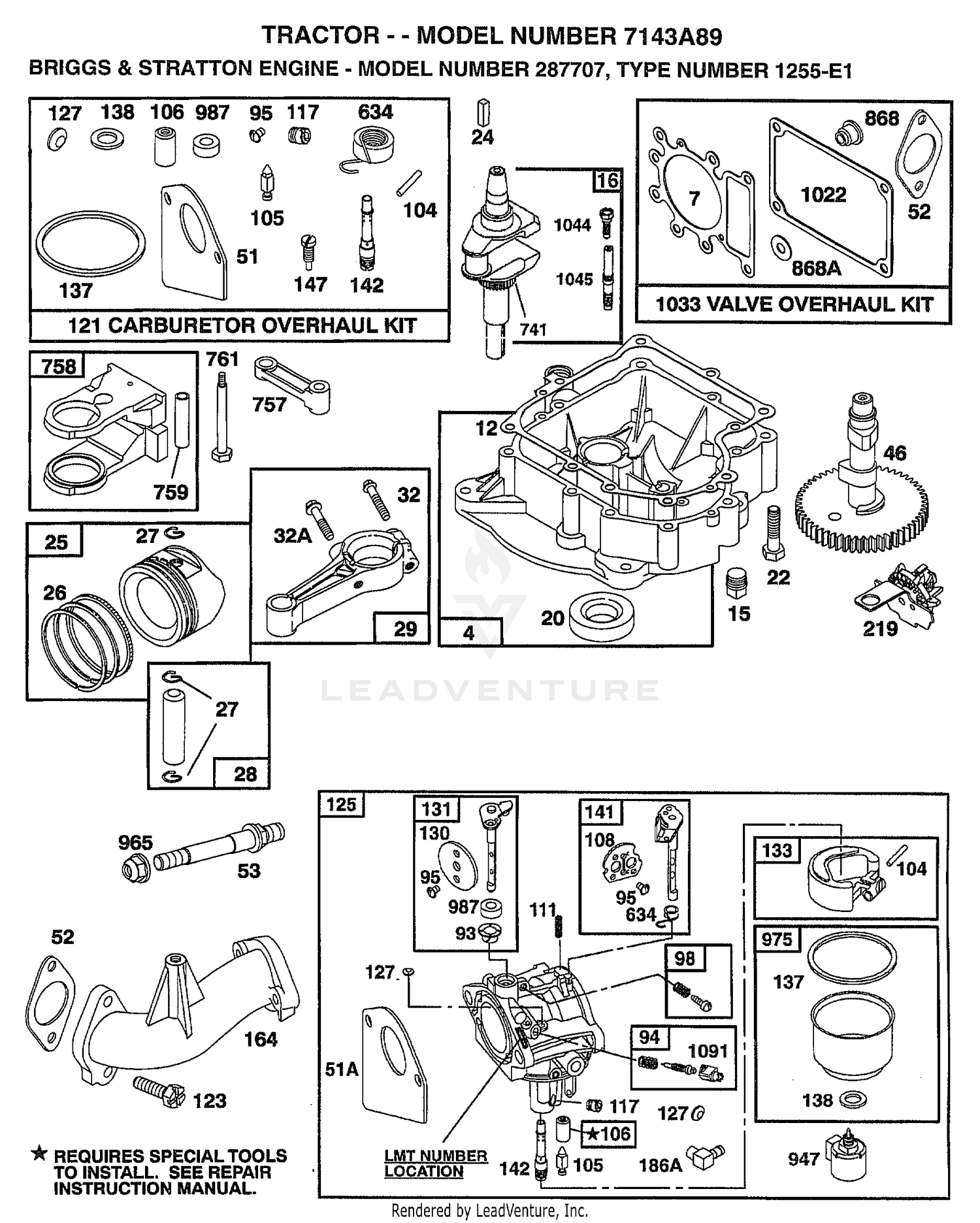 ENGINE BRIGGS AND STRATTON