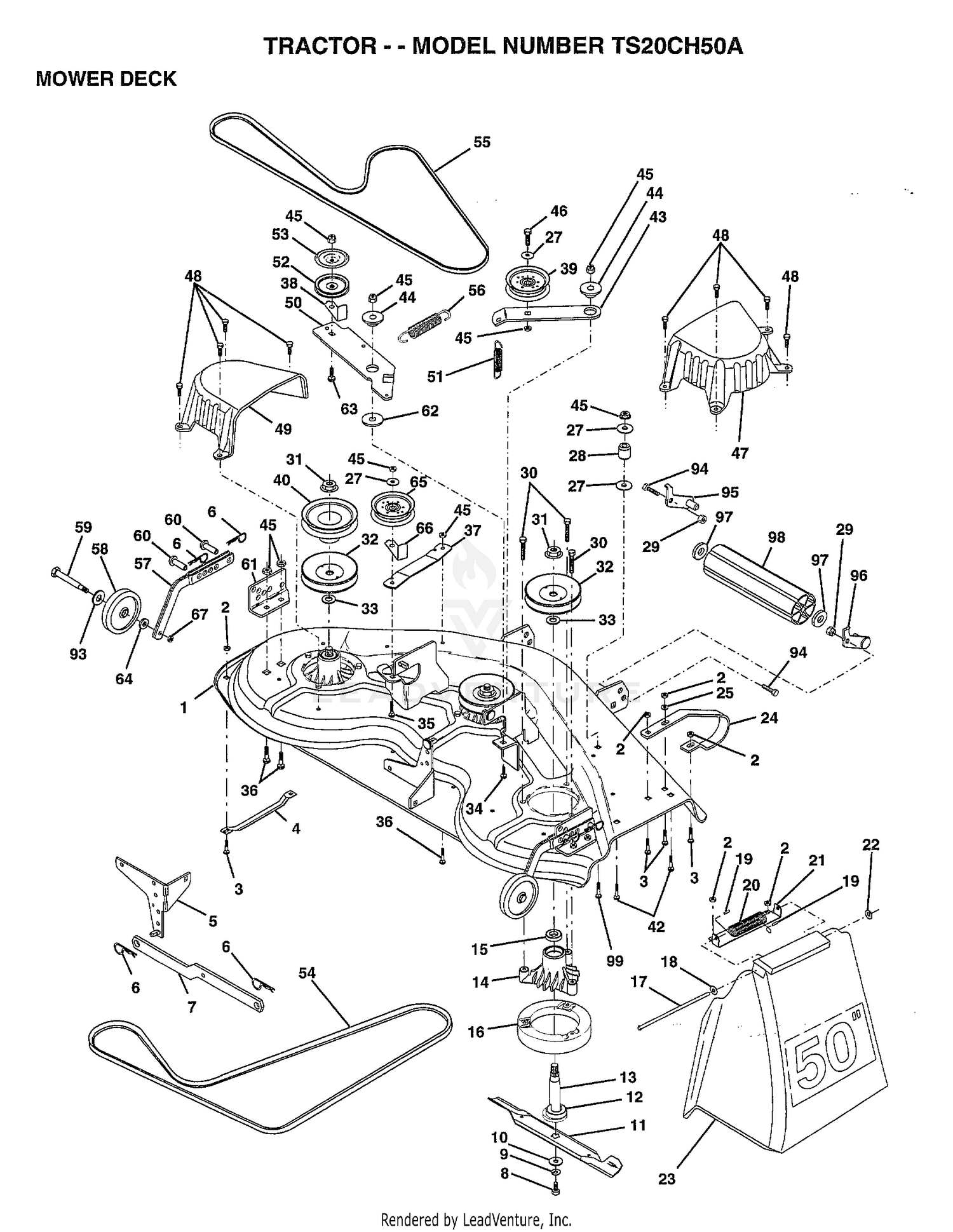 MOWER DECK
