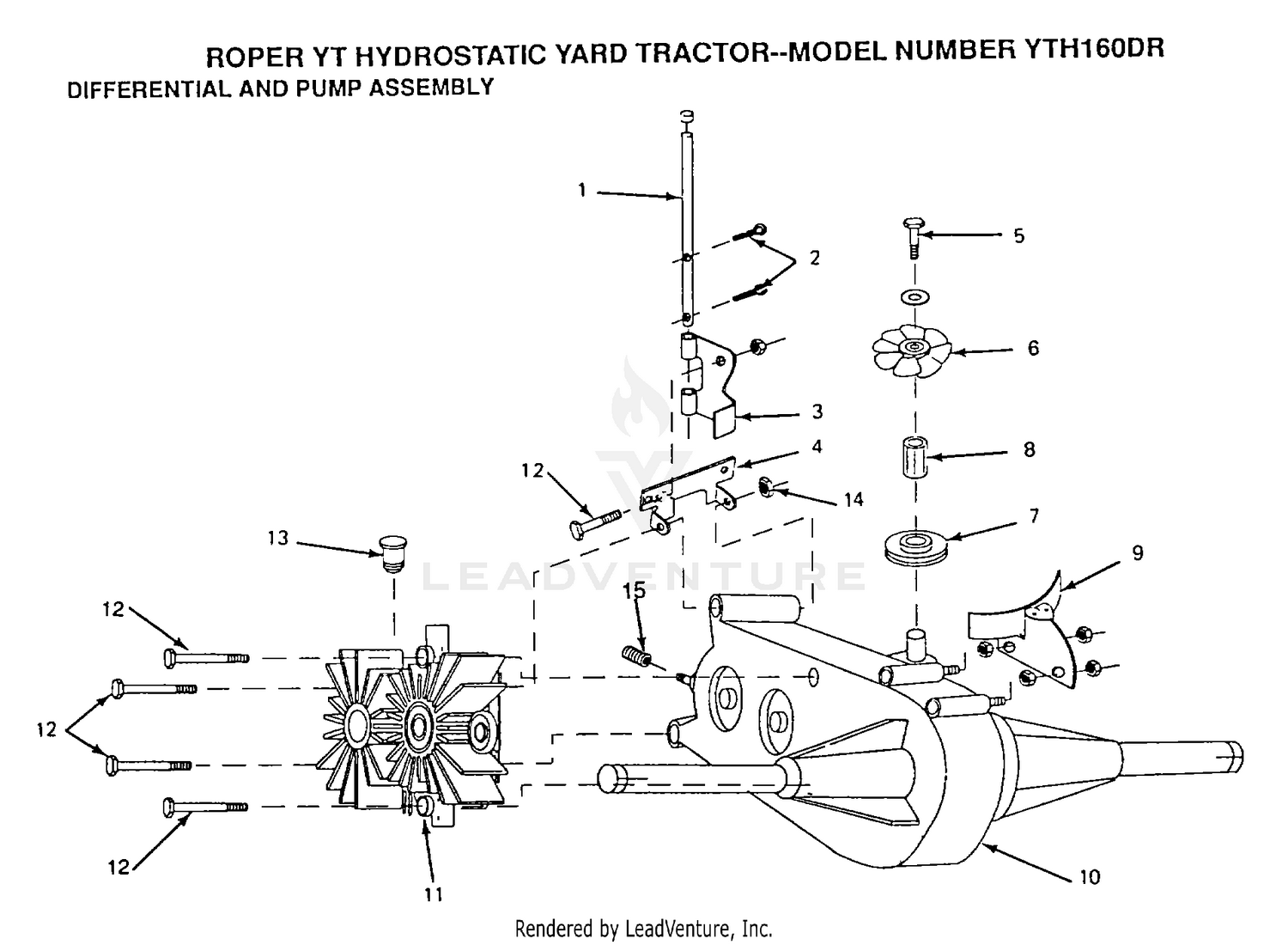 DIFFERENTIAL, PUMP ASSY