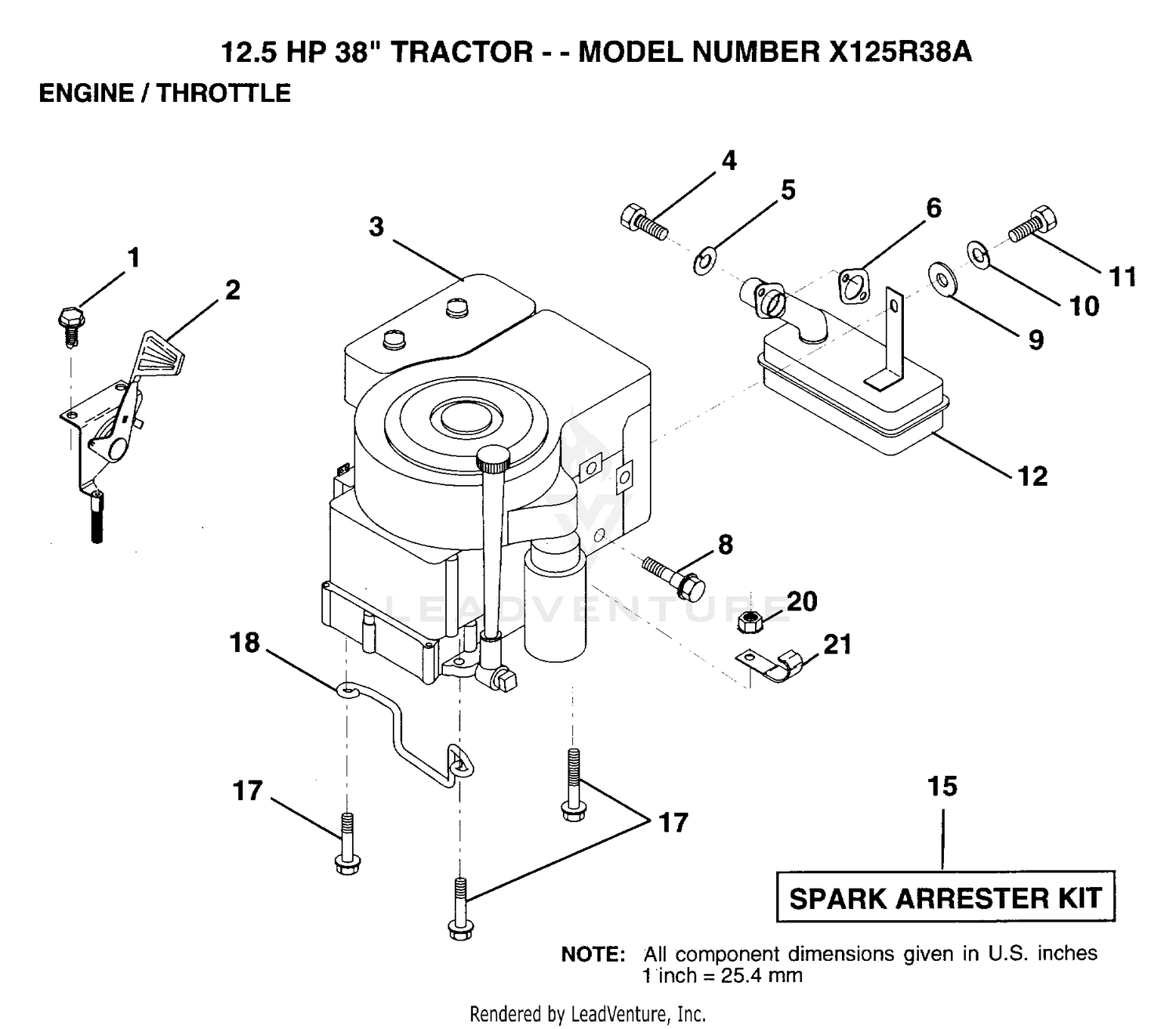 ENGINE AND THROTTLE