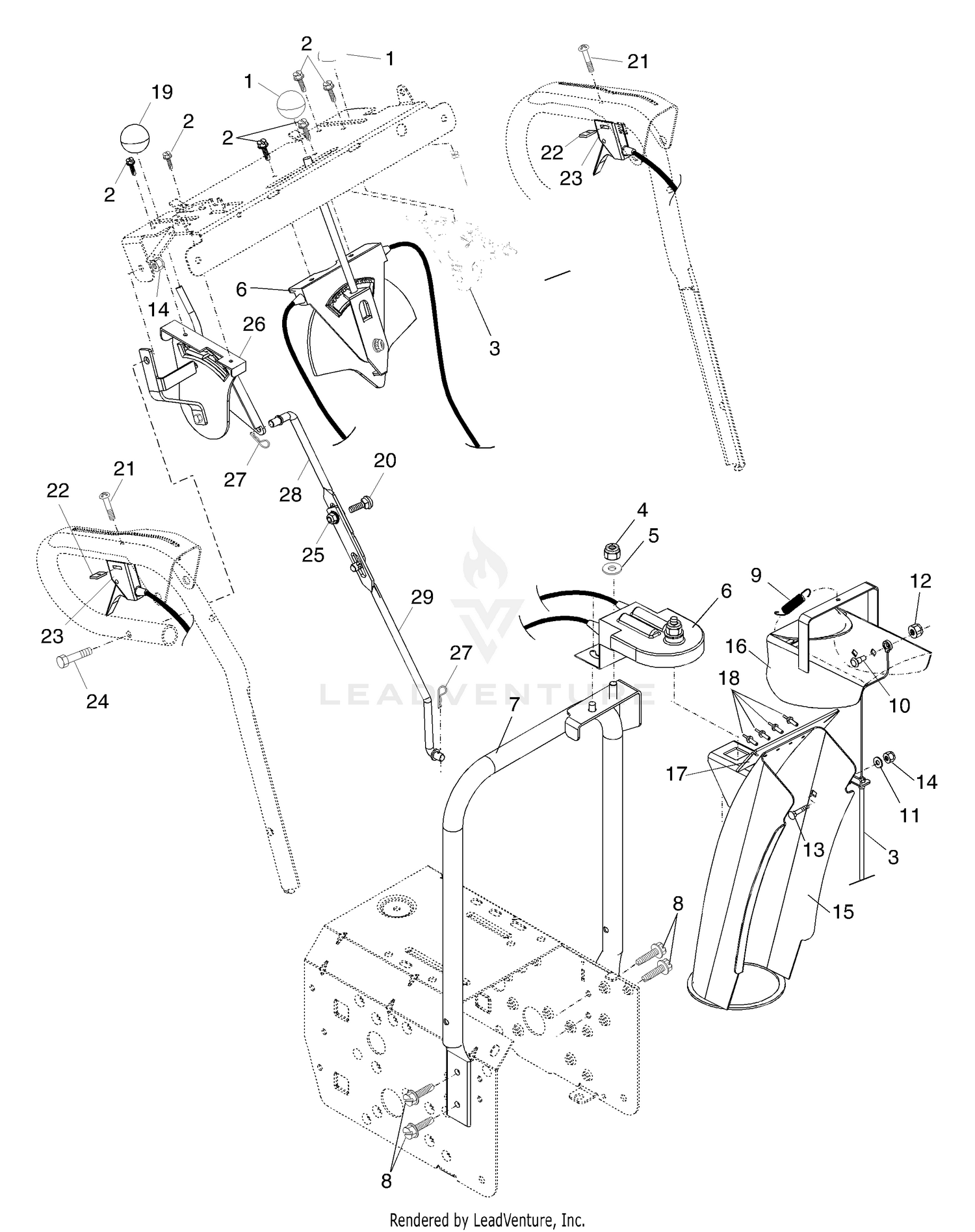 Control Panel/Discharge Chute