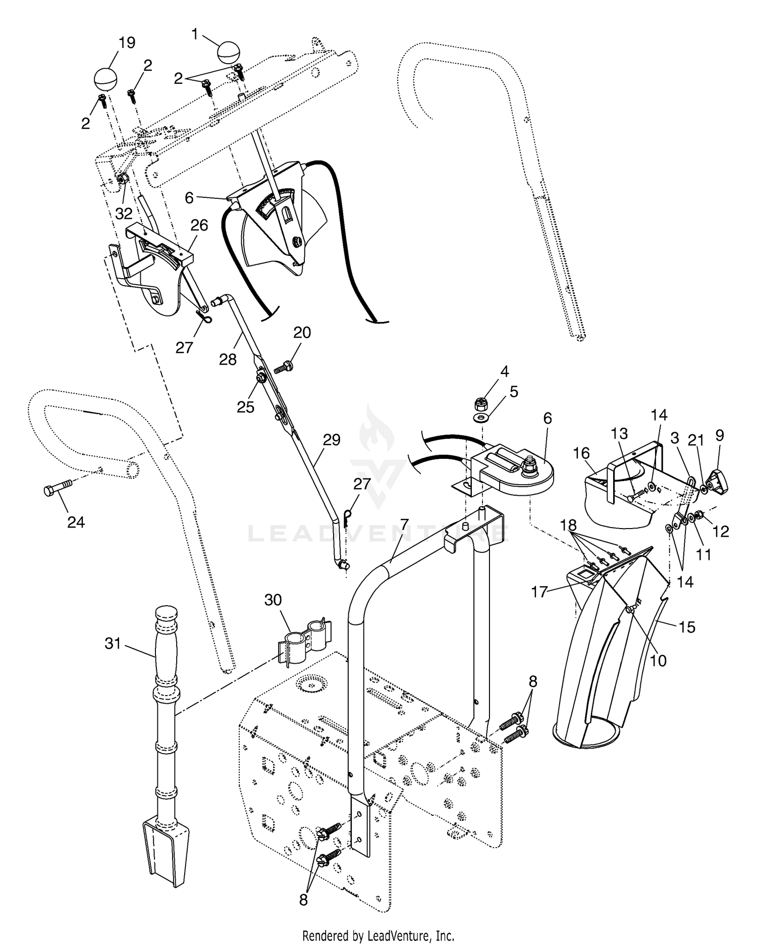 Control Panel / Discharge Chute